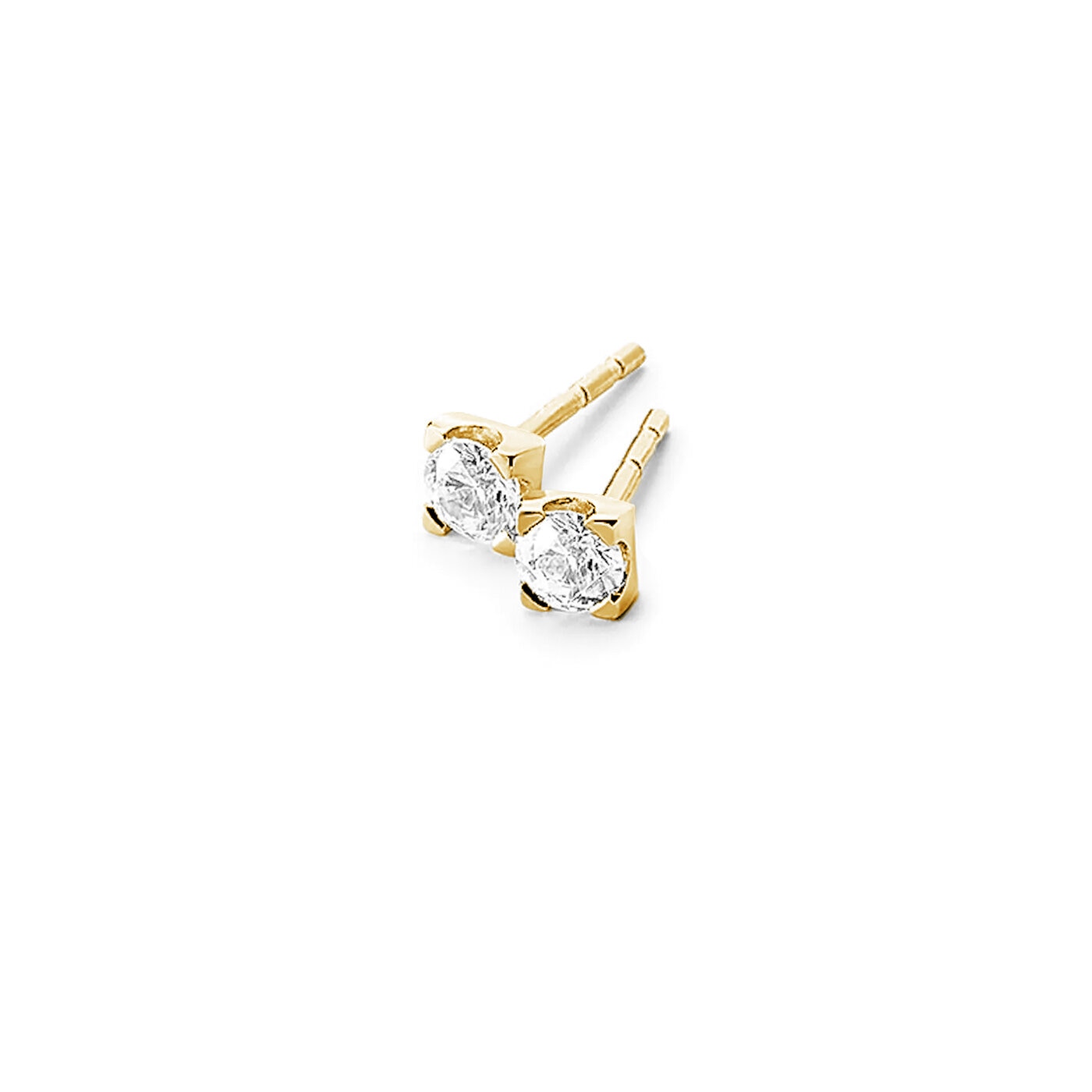 Robyn örhängen 18K rödguld 2x0,05 ct