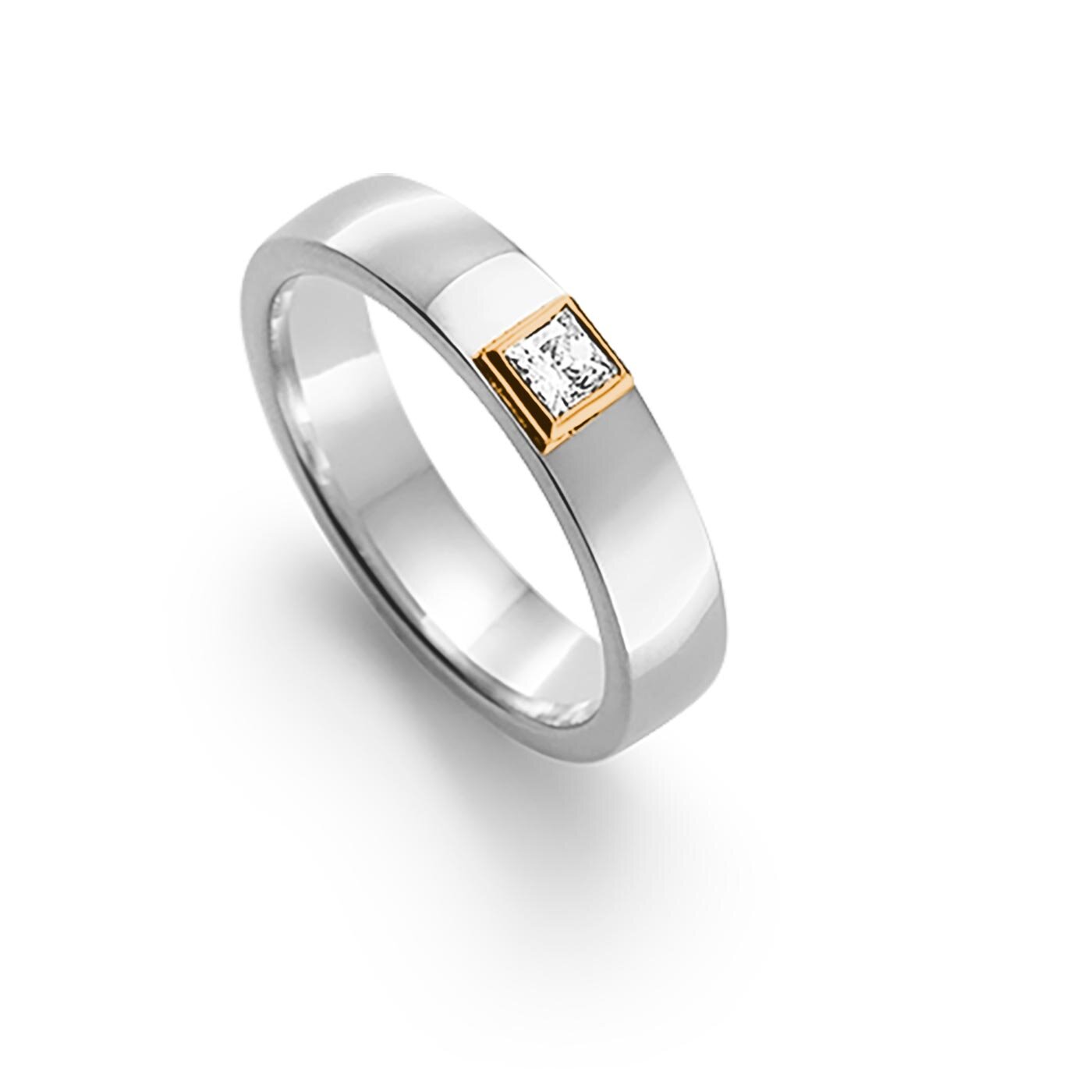 Rut 0,17 ct vitguld