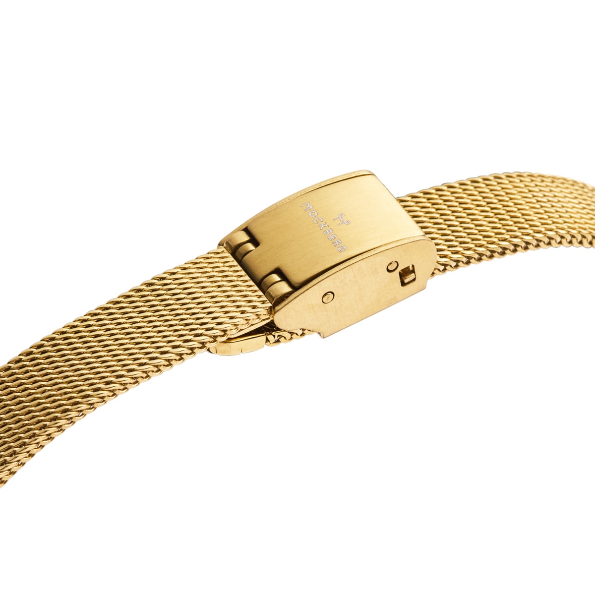 Retro Mesh Gold Watch