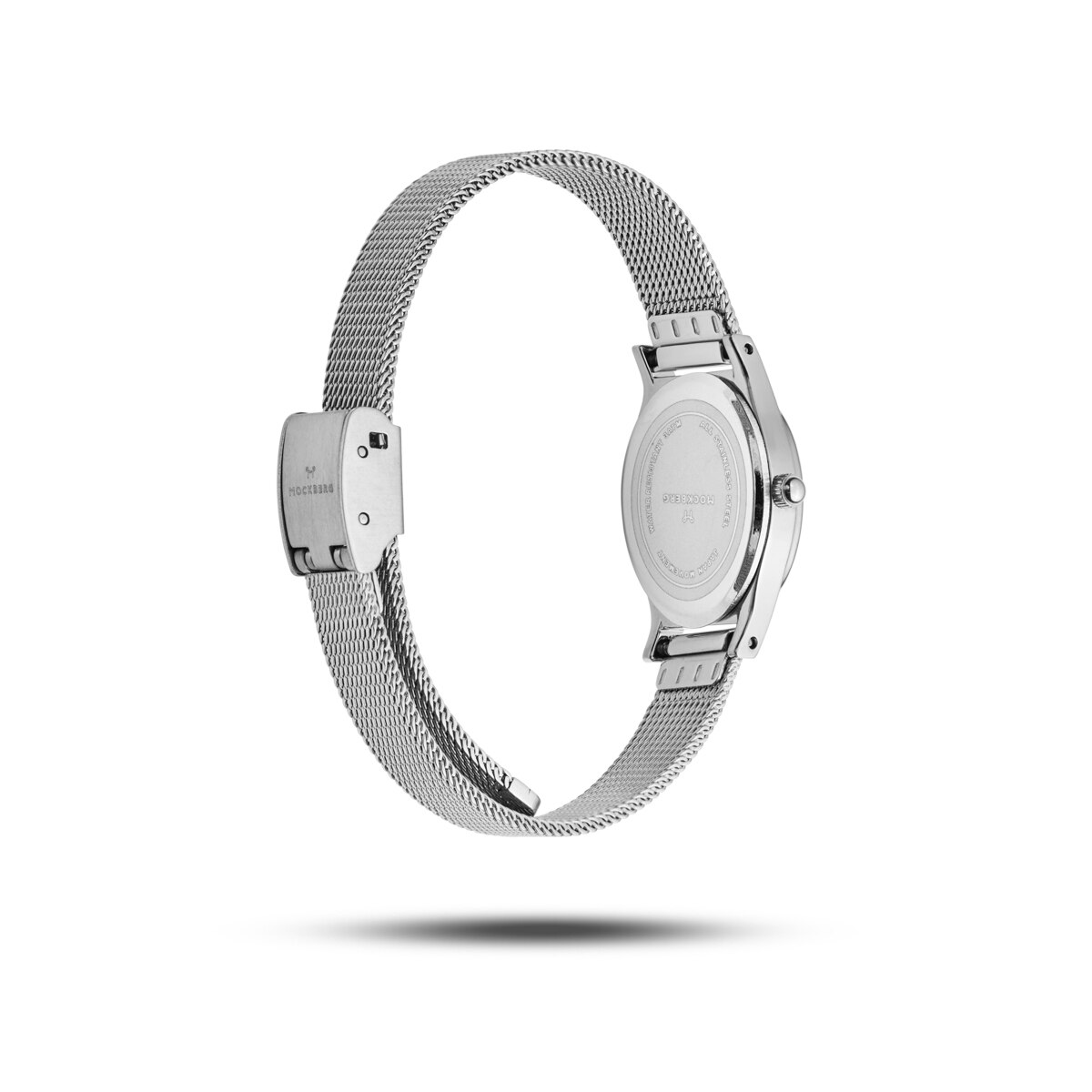 Retro Mesh Silver Watch