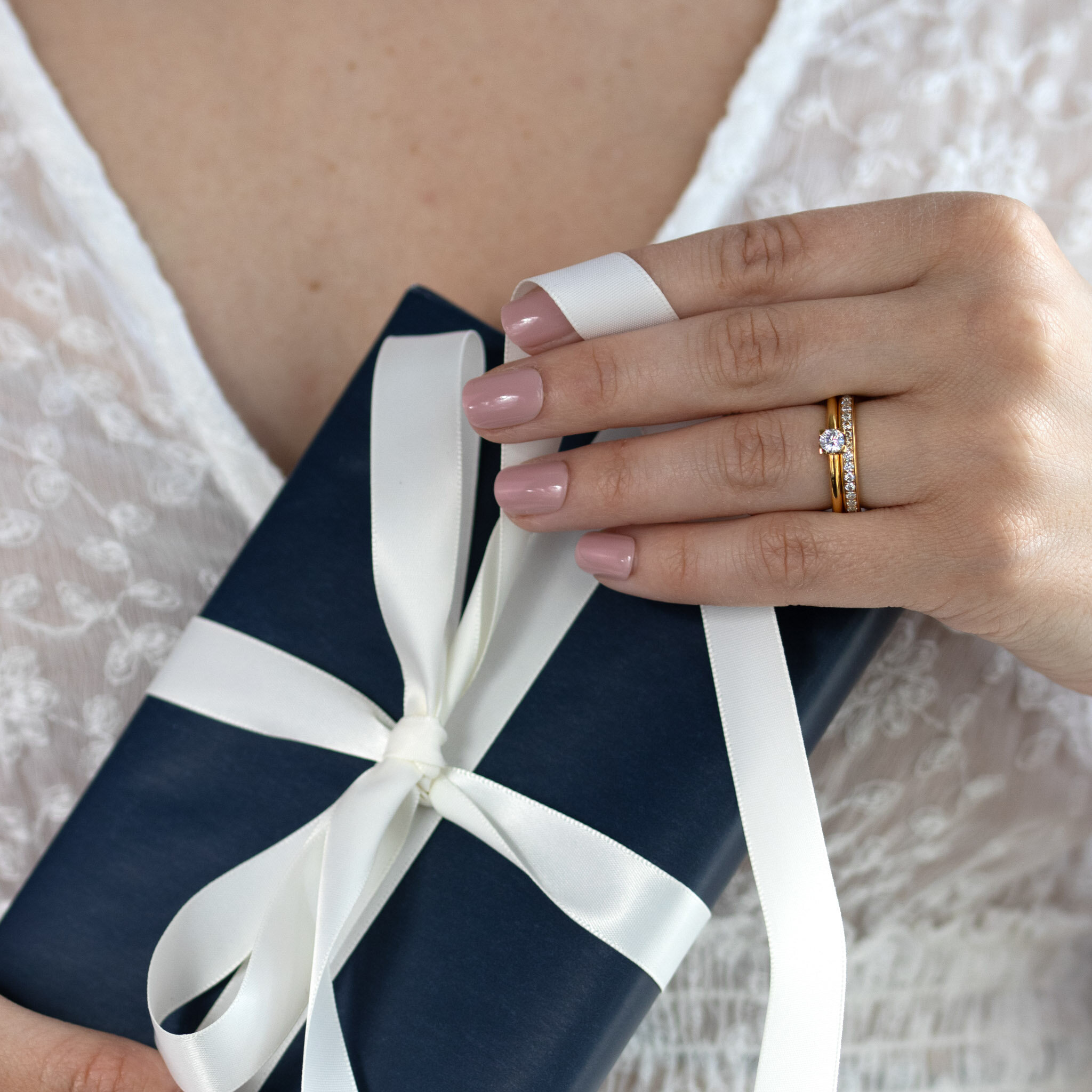 Milou 0,40 ct rödguld