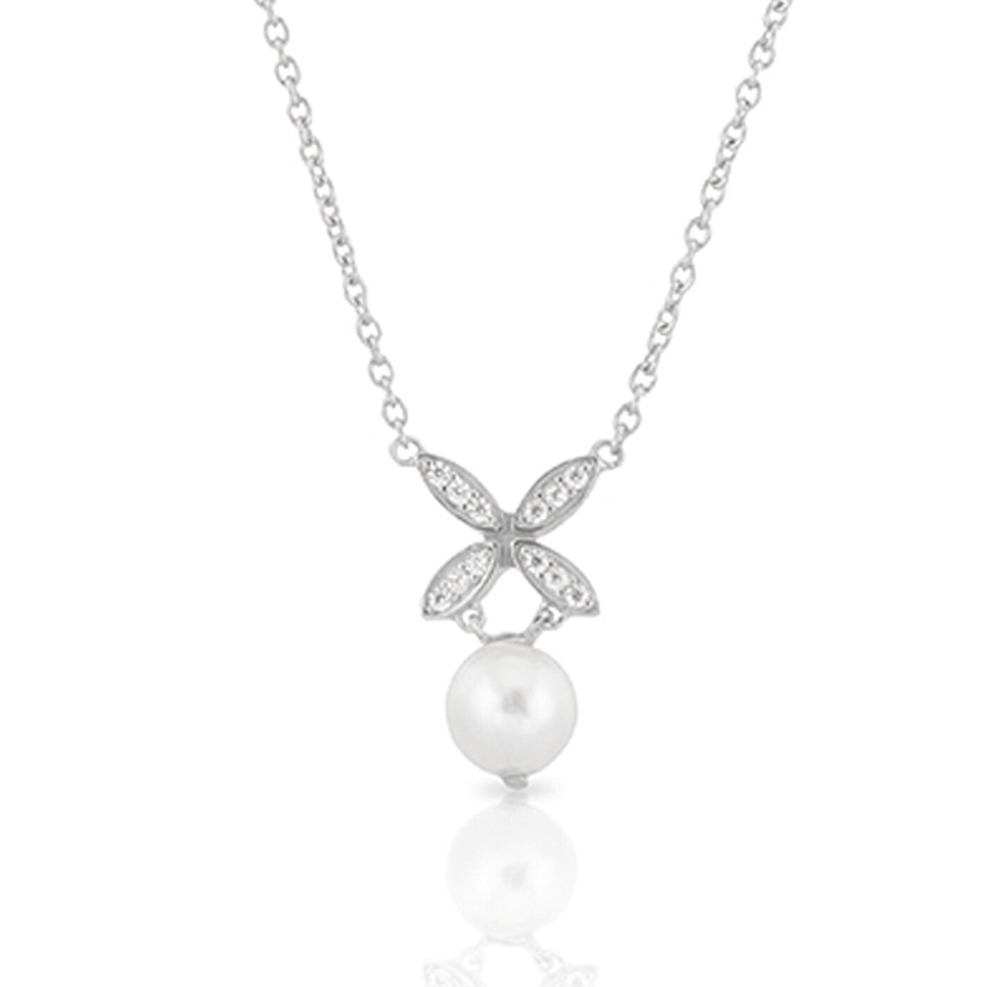 Ellipse mini pearl halsband