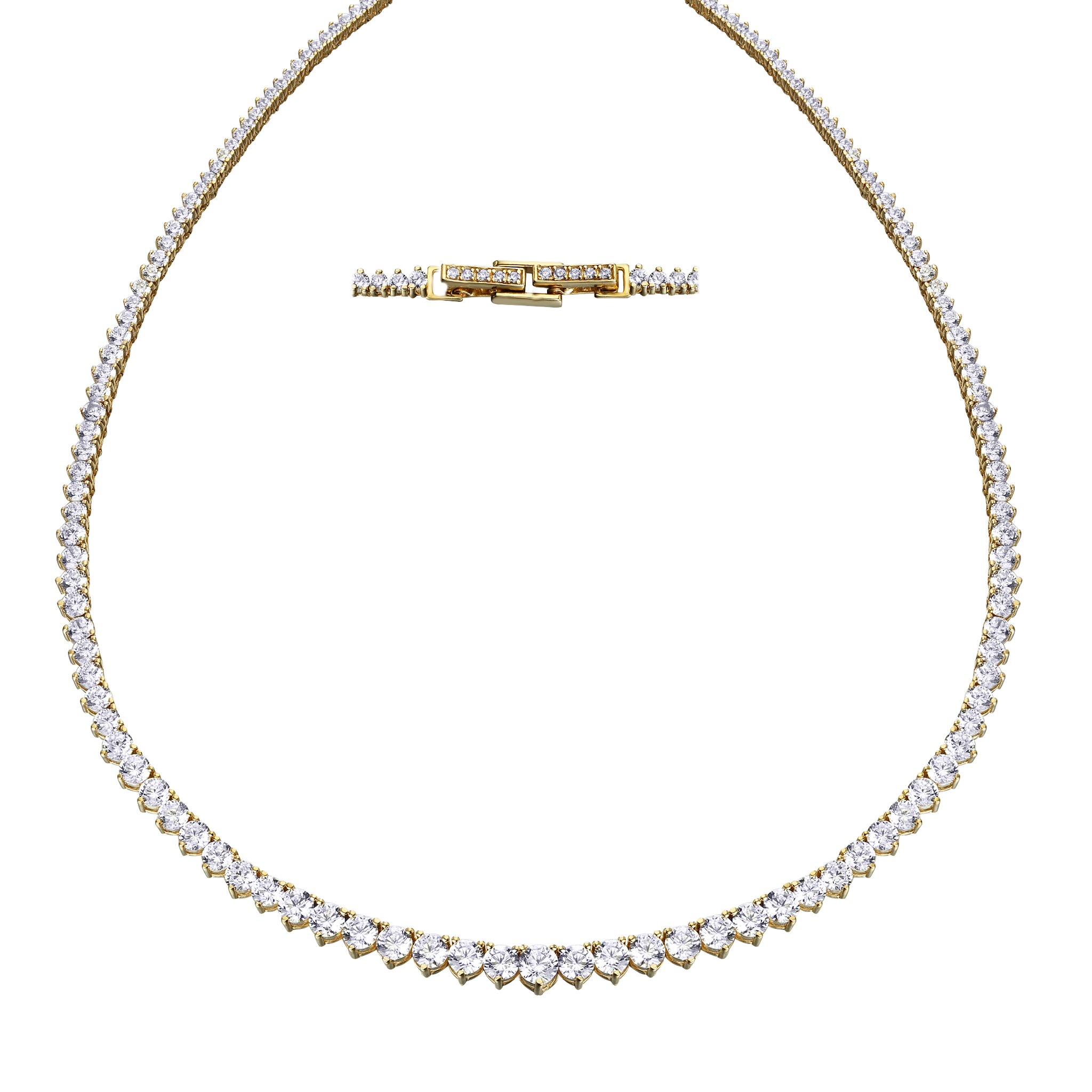 Zircons necklace + extender