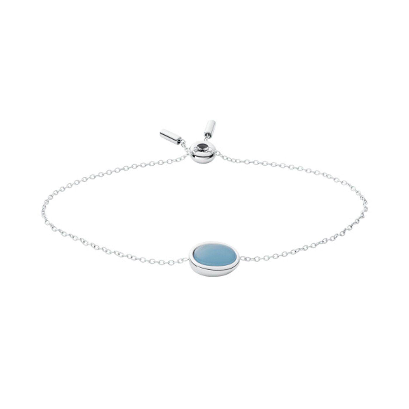 Sea Glass Silver-Tone Bracelet