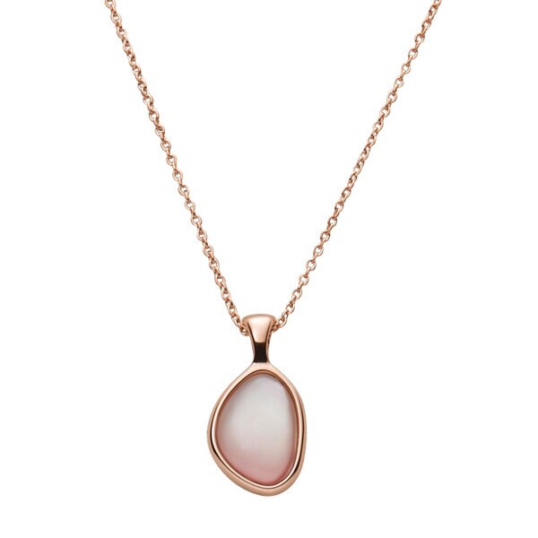 Halsband Agnethe (rose/pearl)