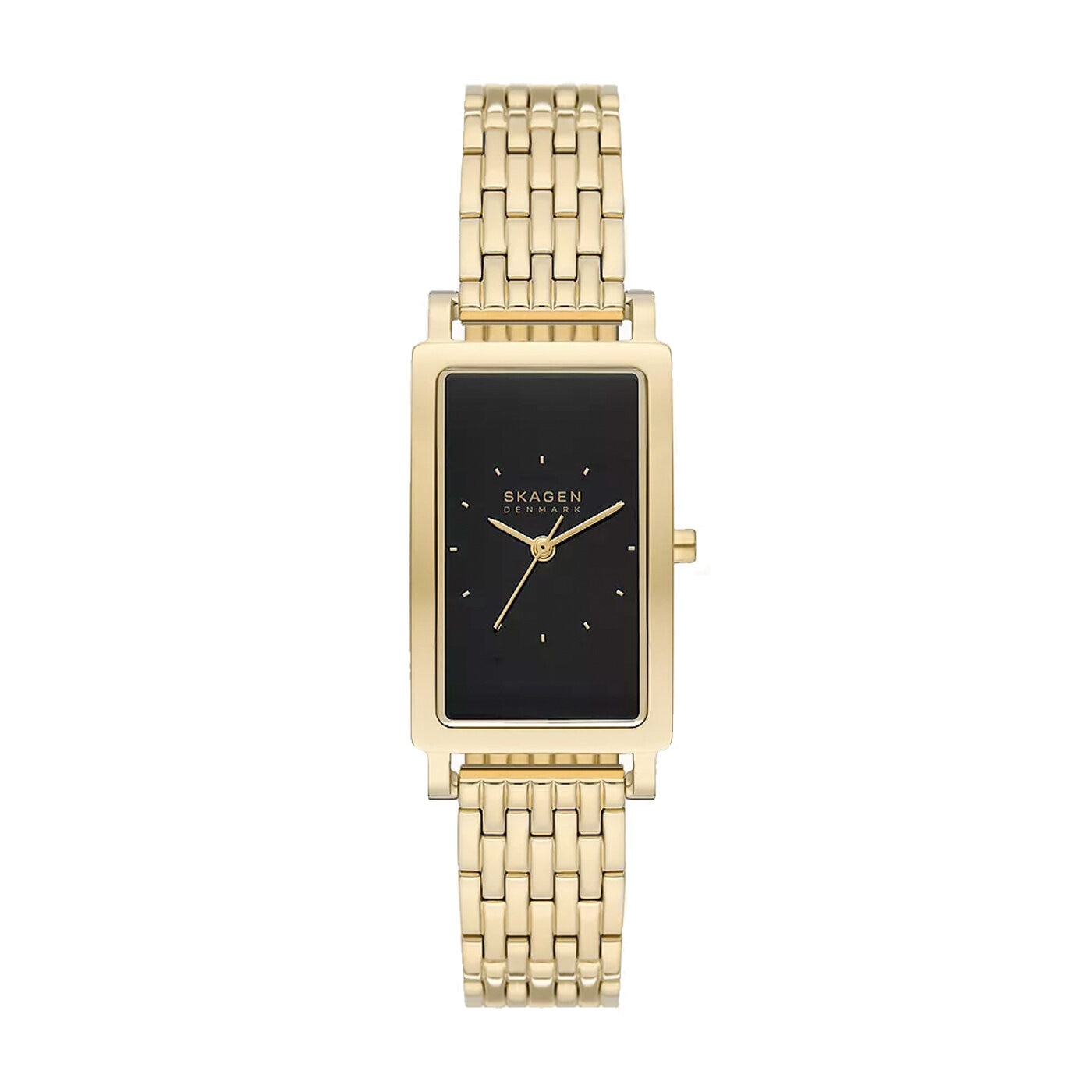 Hagen Three-Hand Gold Stainless Steel Watch