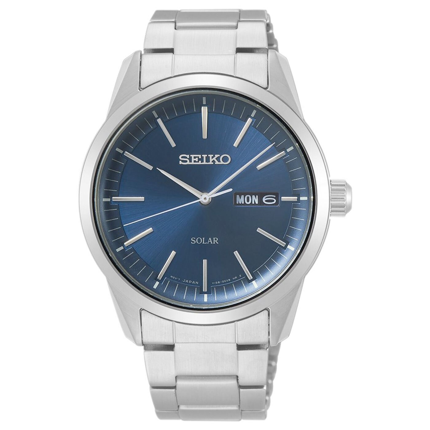 SEIKO MENS SOLAR 40MM 100M SAFIR www.smycka