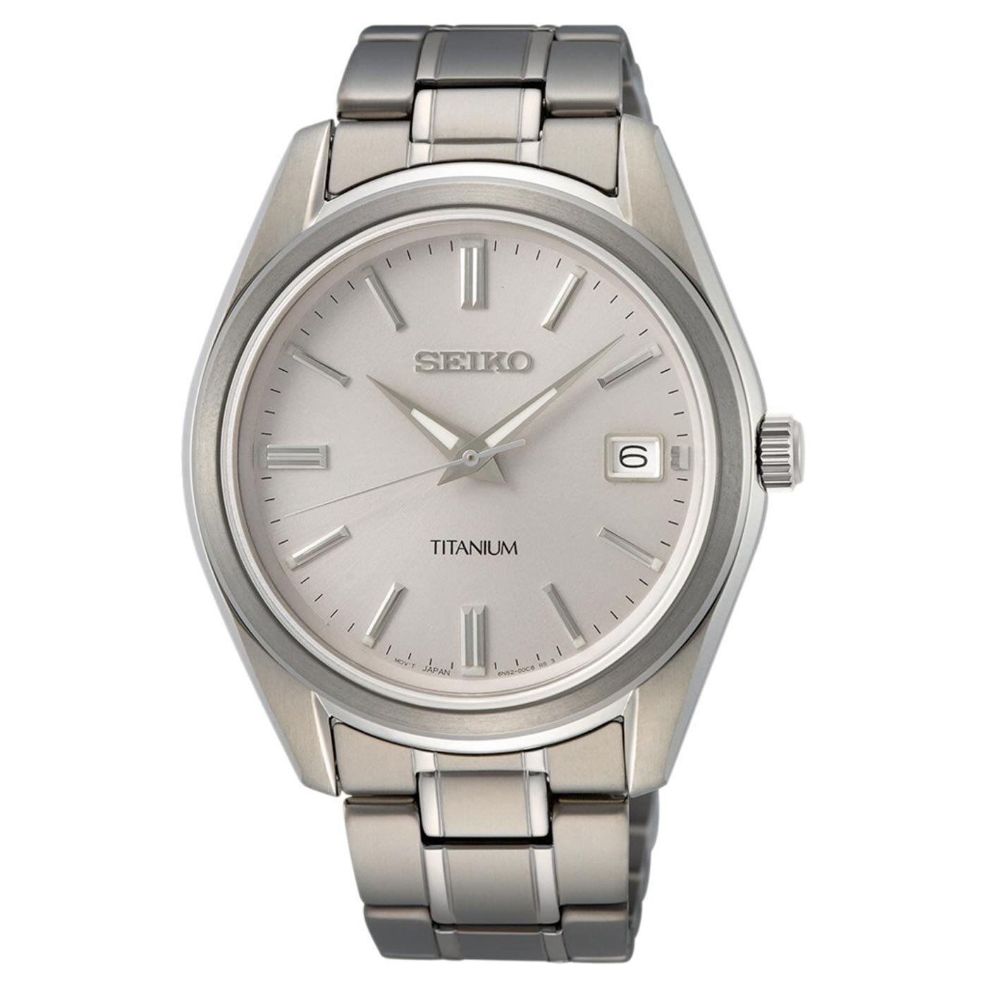 SEIKO MENS TITANIUM 40MM SAPPHIRE 100M'