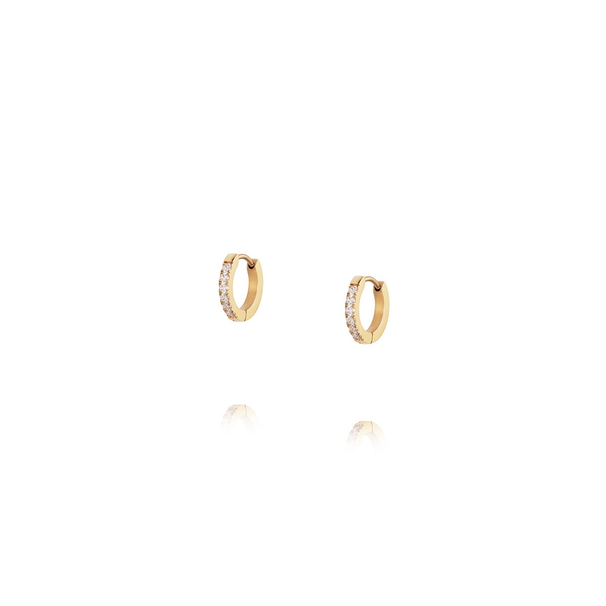 Shiny Gold Hoops Small