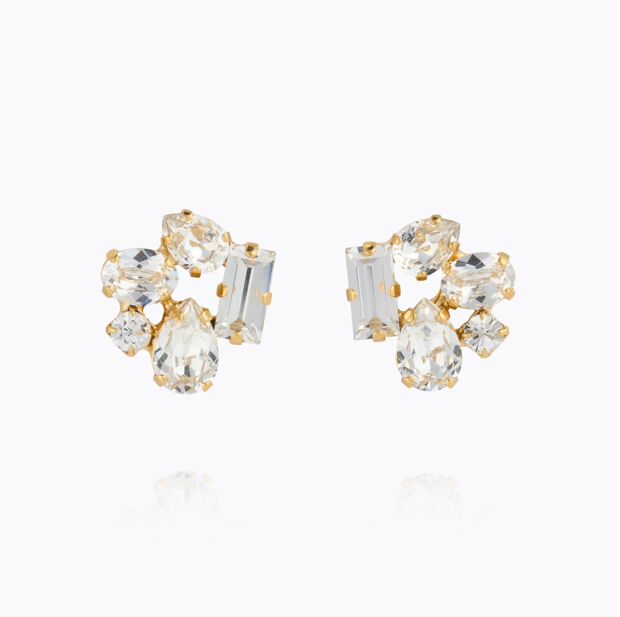 Noelle Stud Earrings / Crystal
