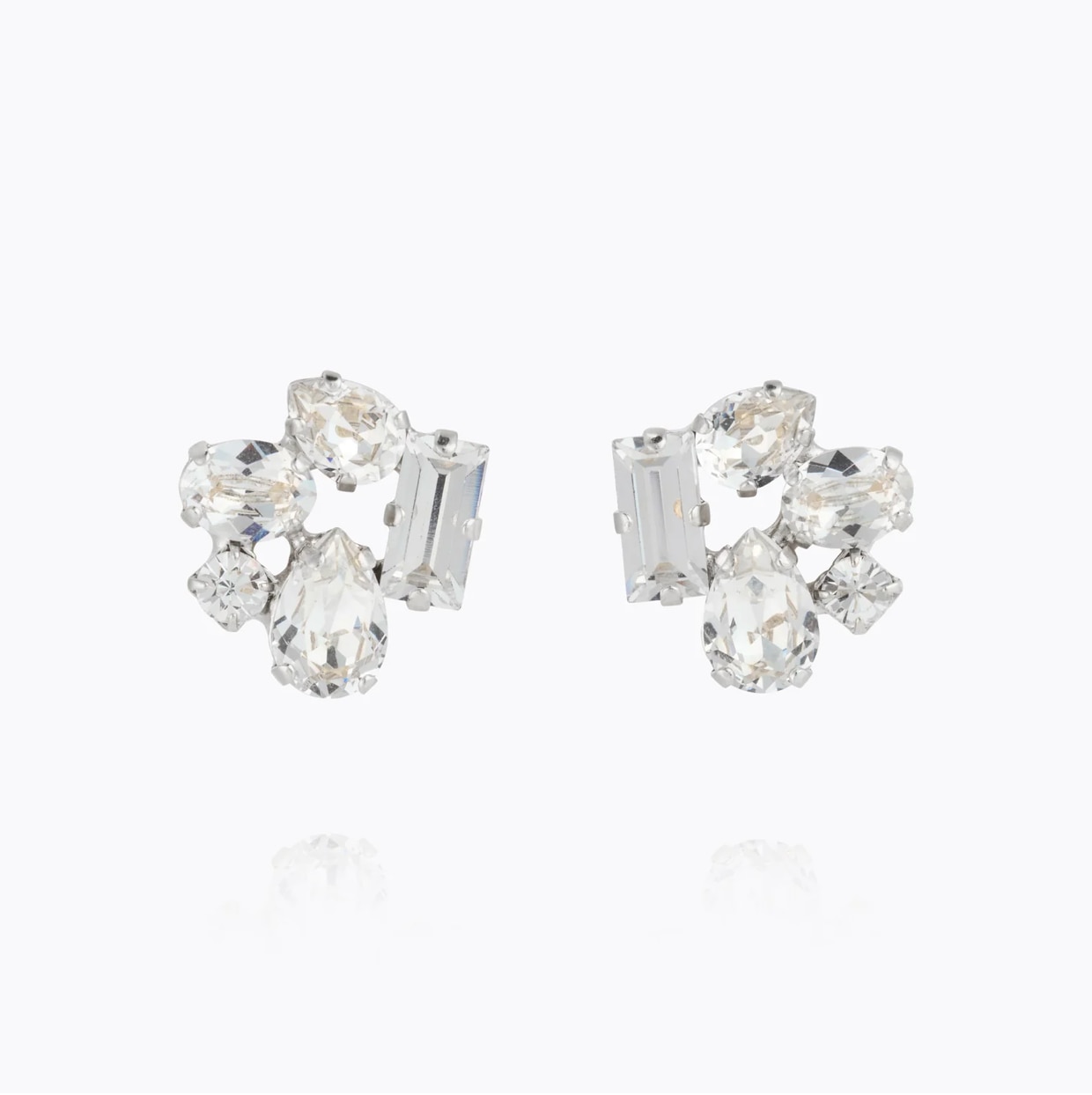 Noelle Stud Earrings / Crystal