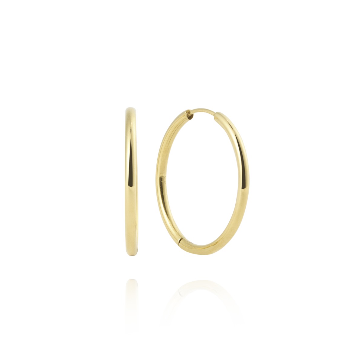 Slim Gold Extra Large Hoops