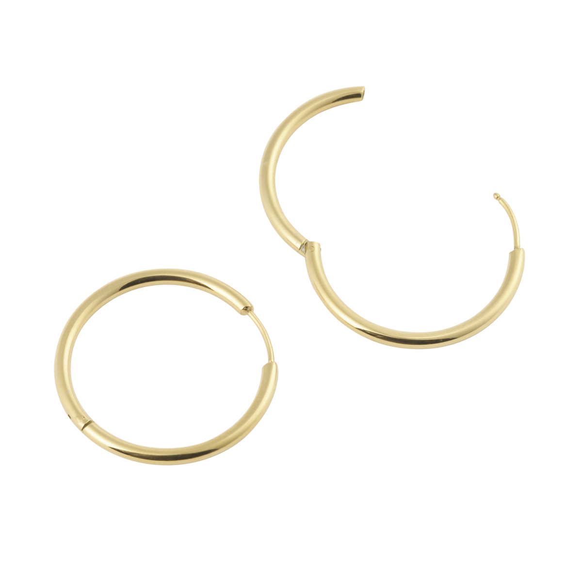 Slim Gold Extra Large Hoops
