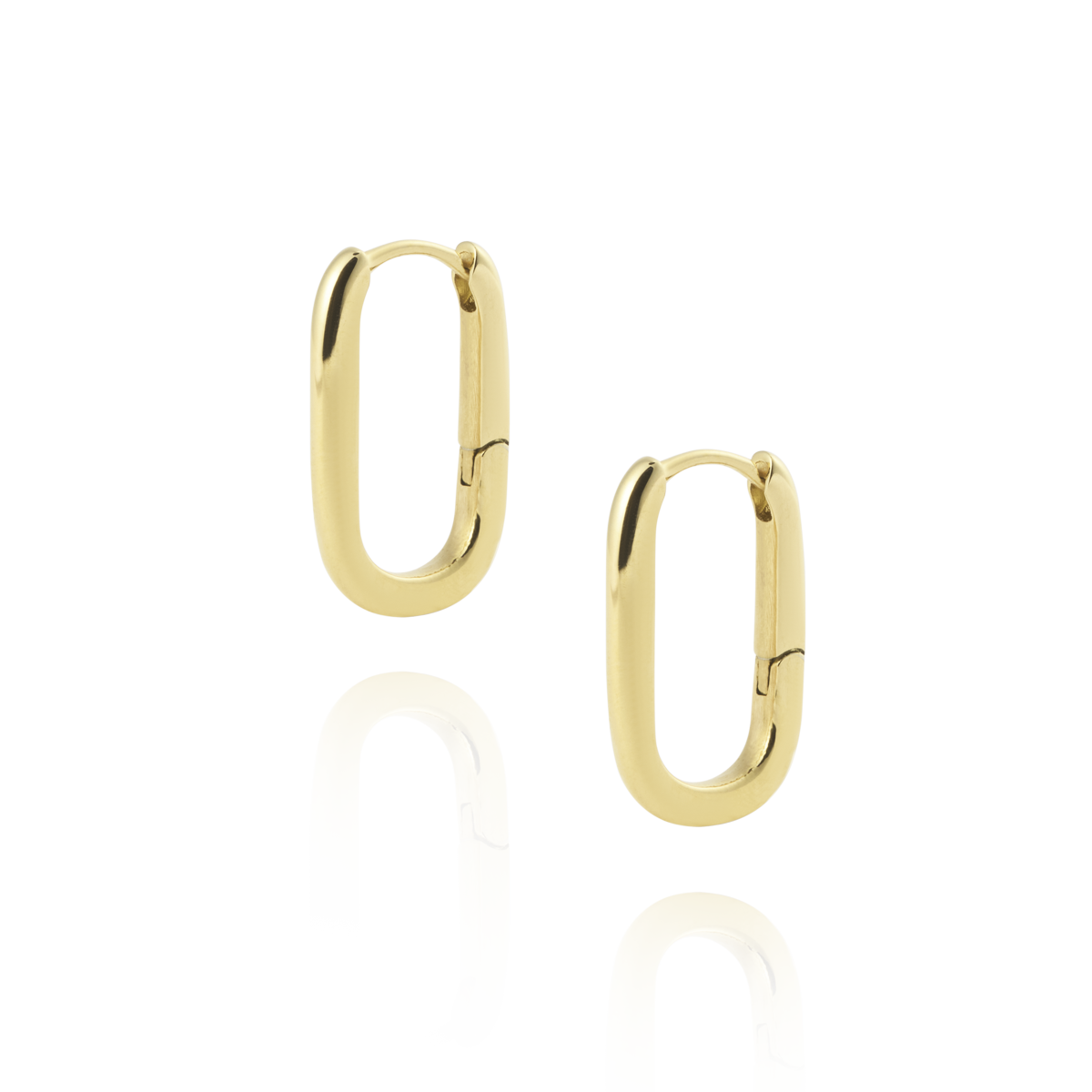 Slim Gold Medium U-Hoops