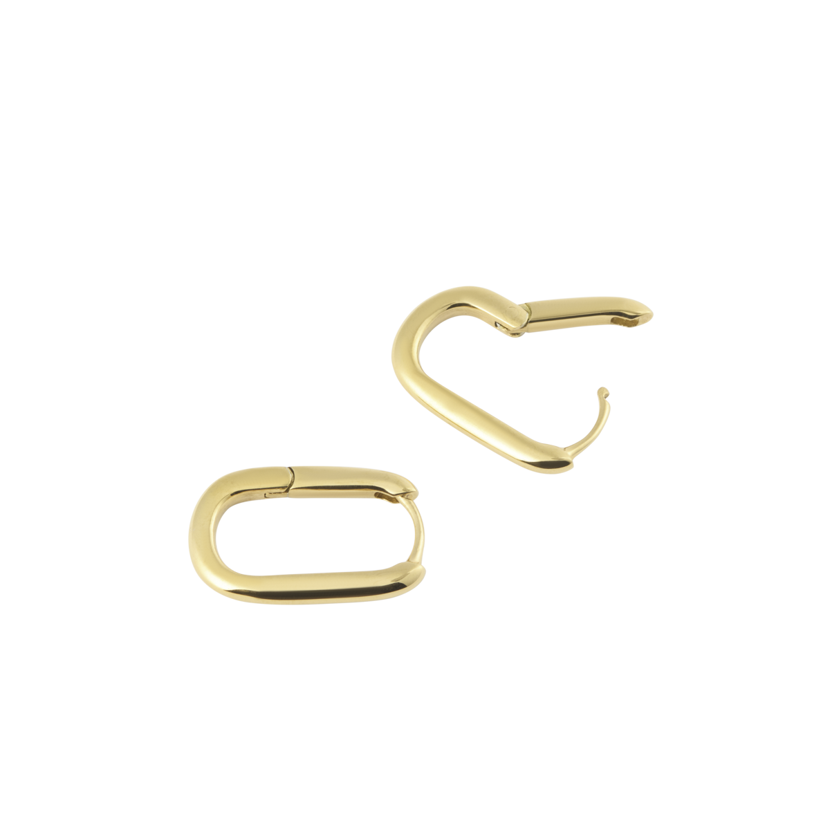 Slim Gold Medium U-Hoops