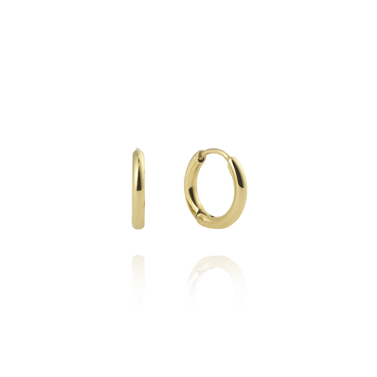 Slim Gold Mini Hoops