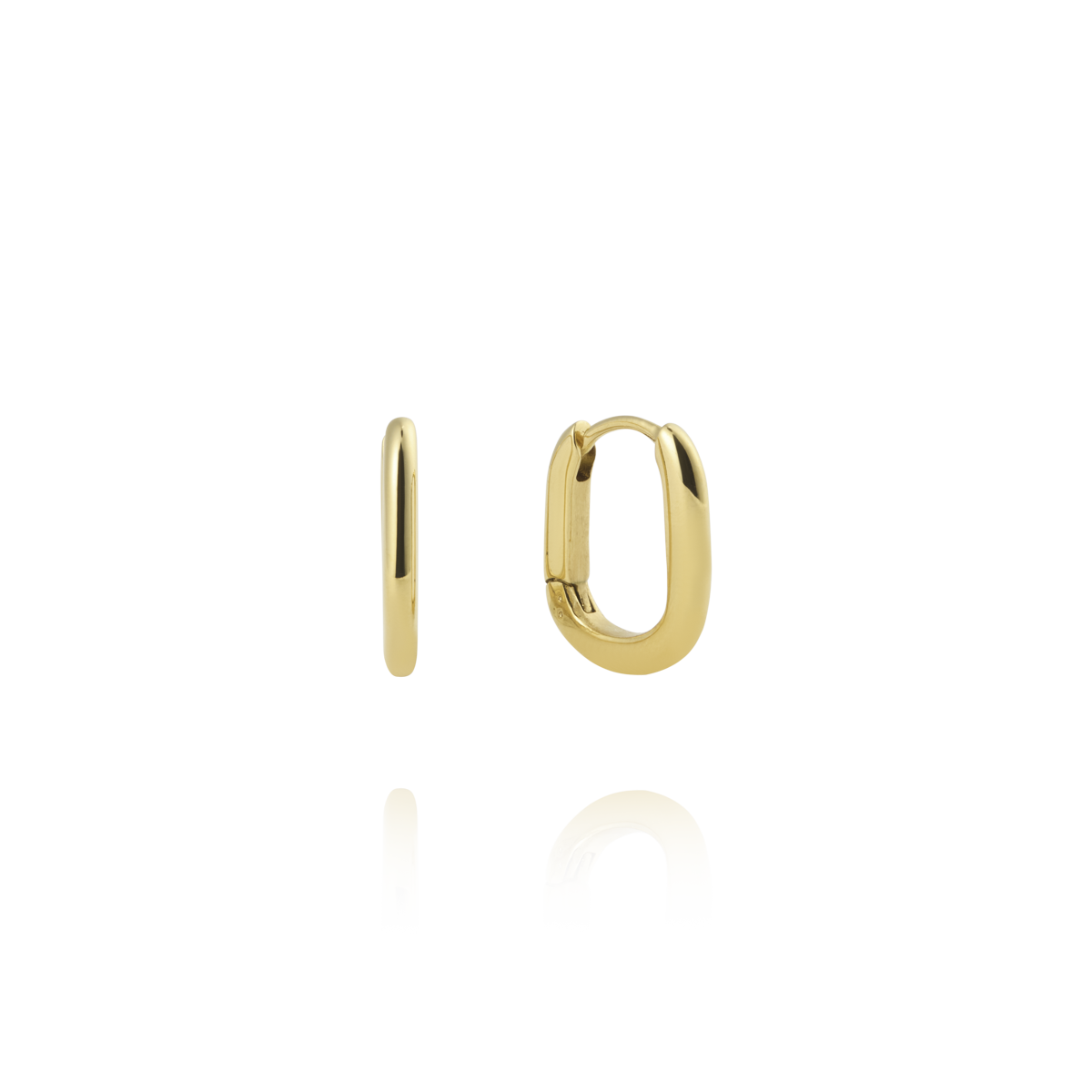 Slim Gold Small U-Hoops