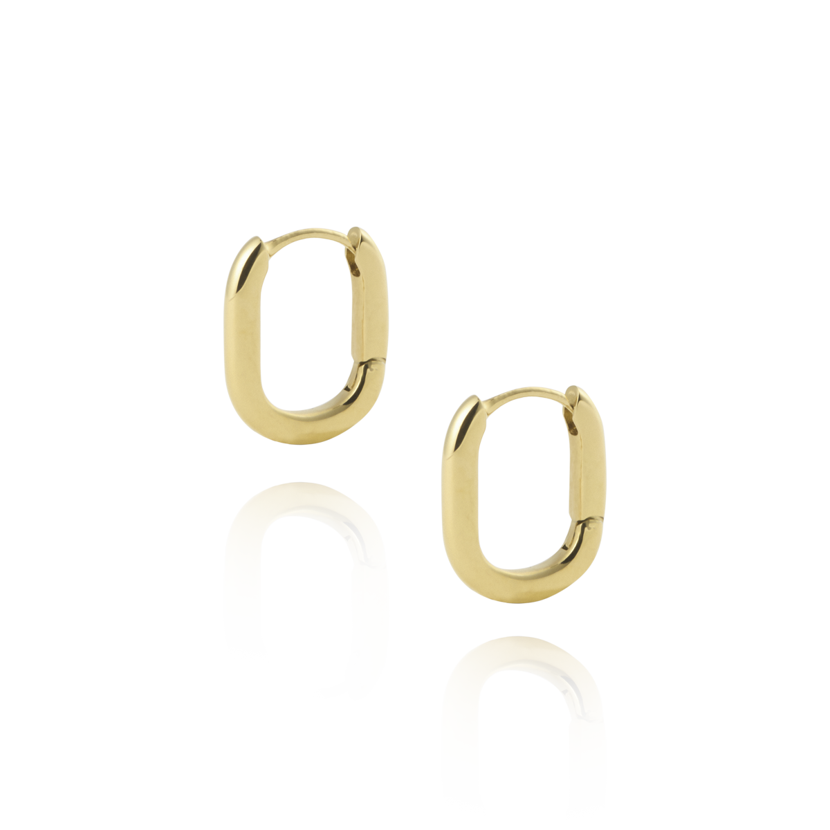 Slim Gold Small U-Hoops