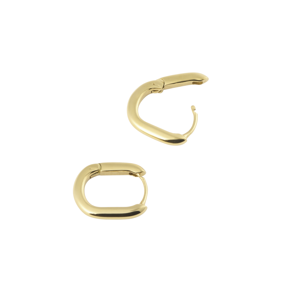 Slim Gold Small U-Hoops