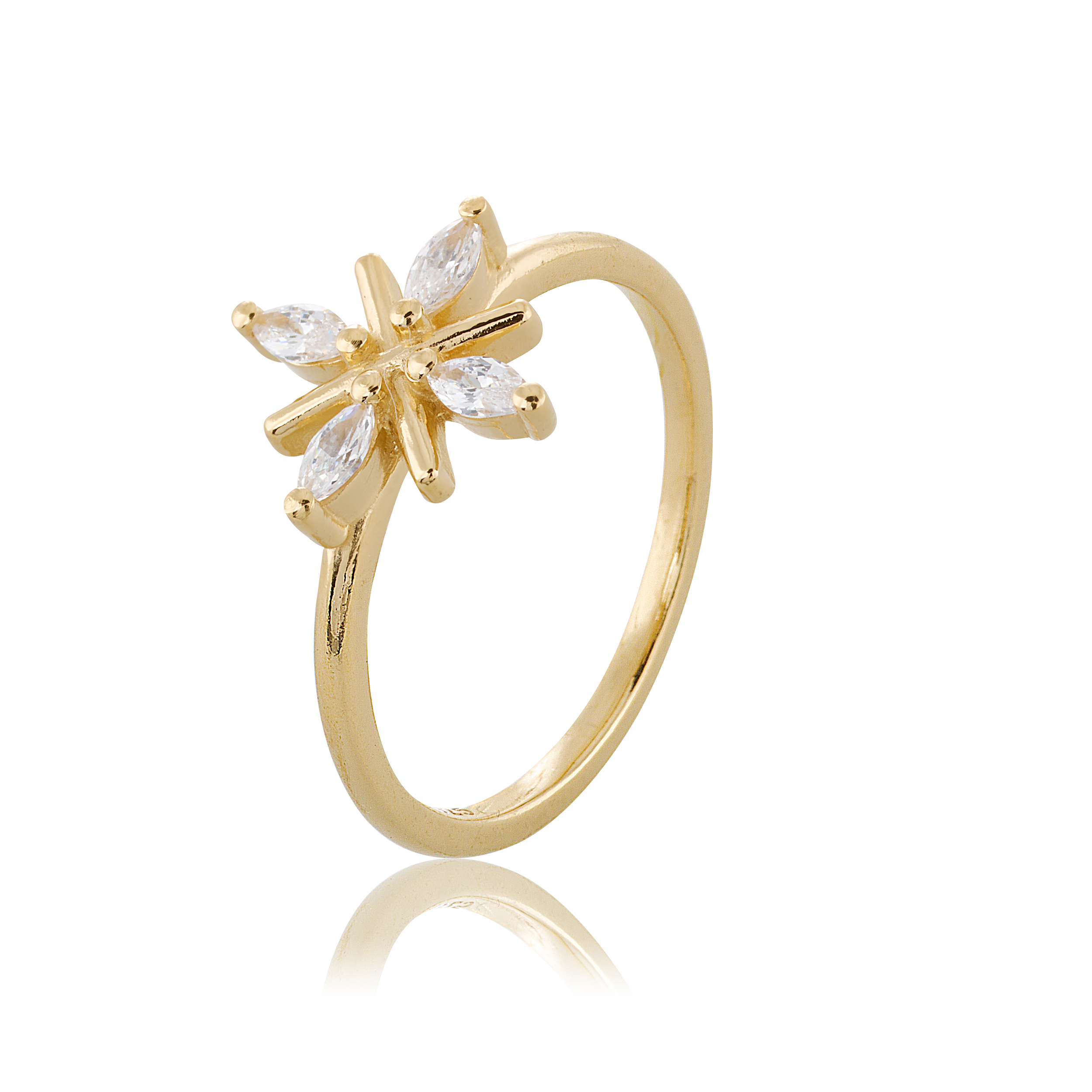Snowflake Ring strl 17