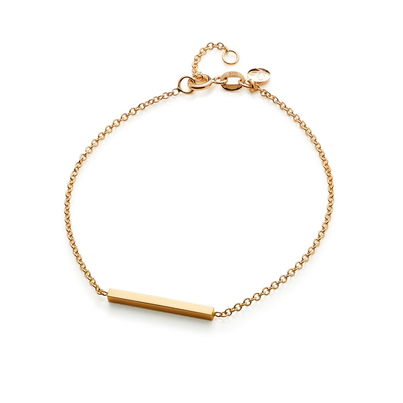Solid armband 18K rödguld