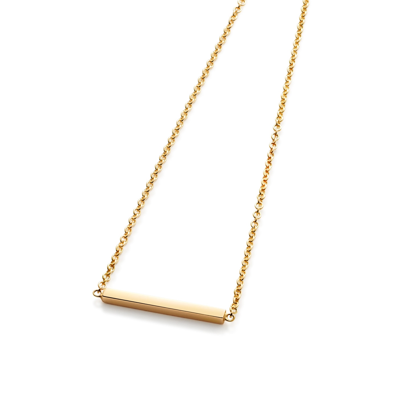 Solid halsband 18K rödguld