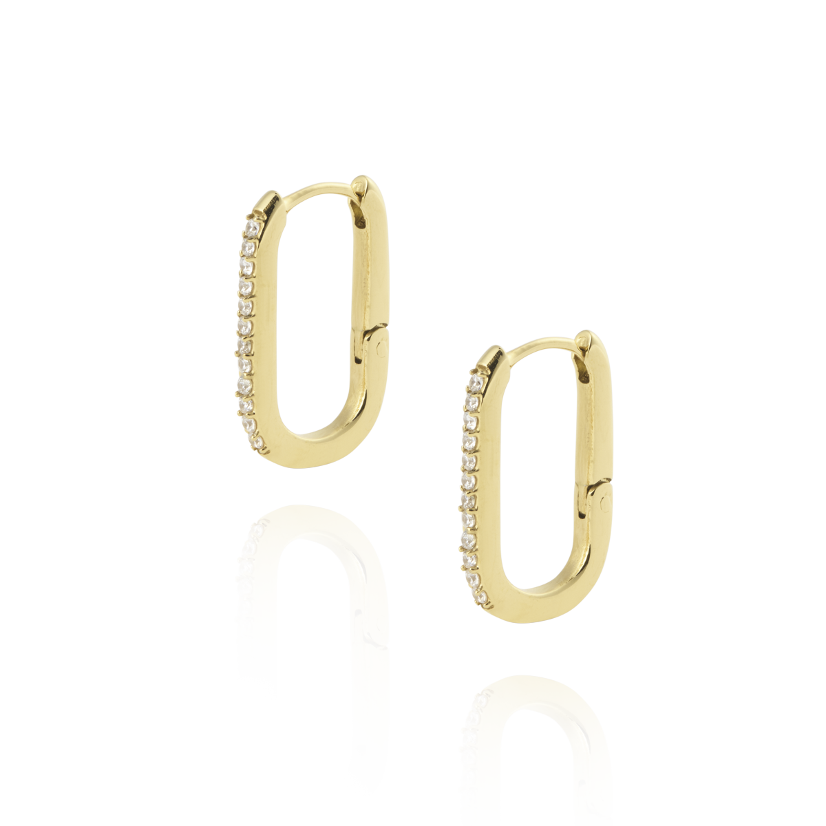 Sparkle Gold Medium U-Hoops