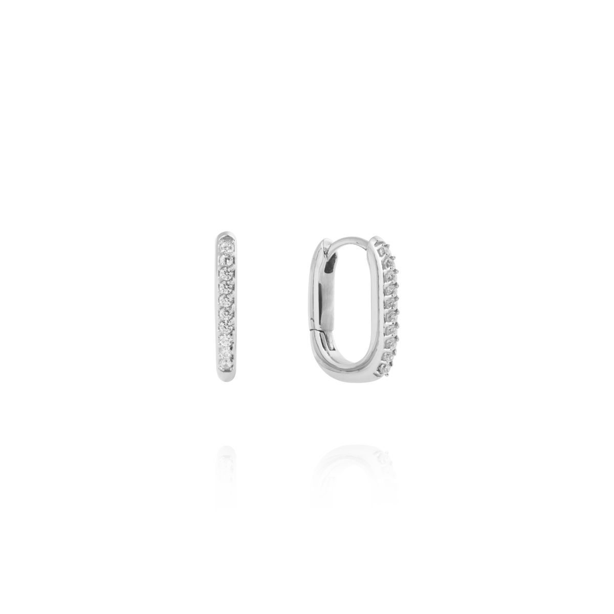 Sparkle Steel Small U-Hoops