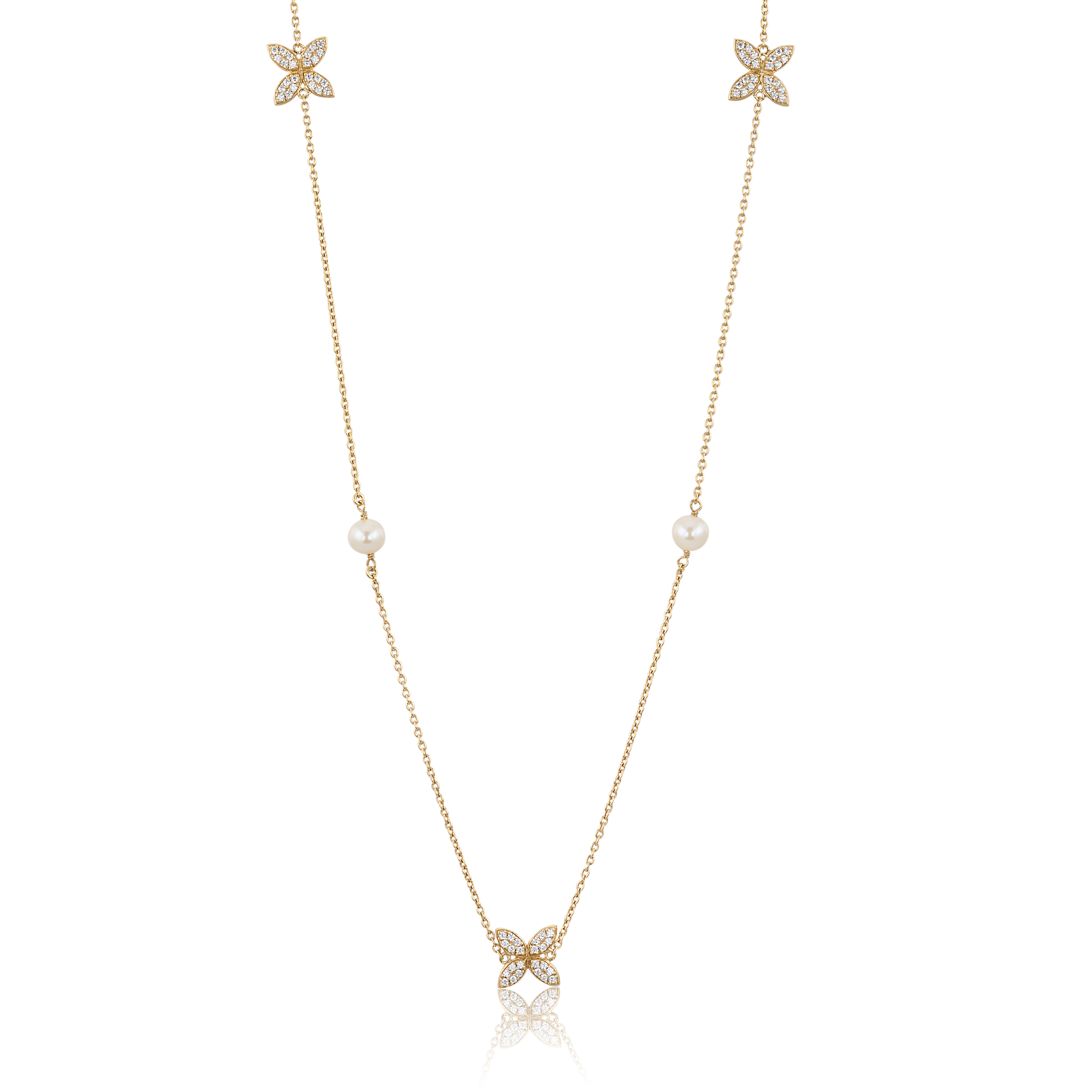 Sparkling ellipse Halsband långt