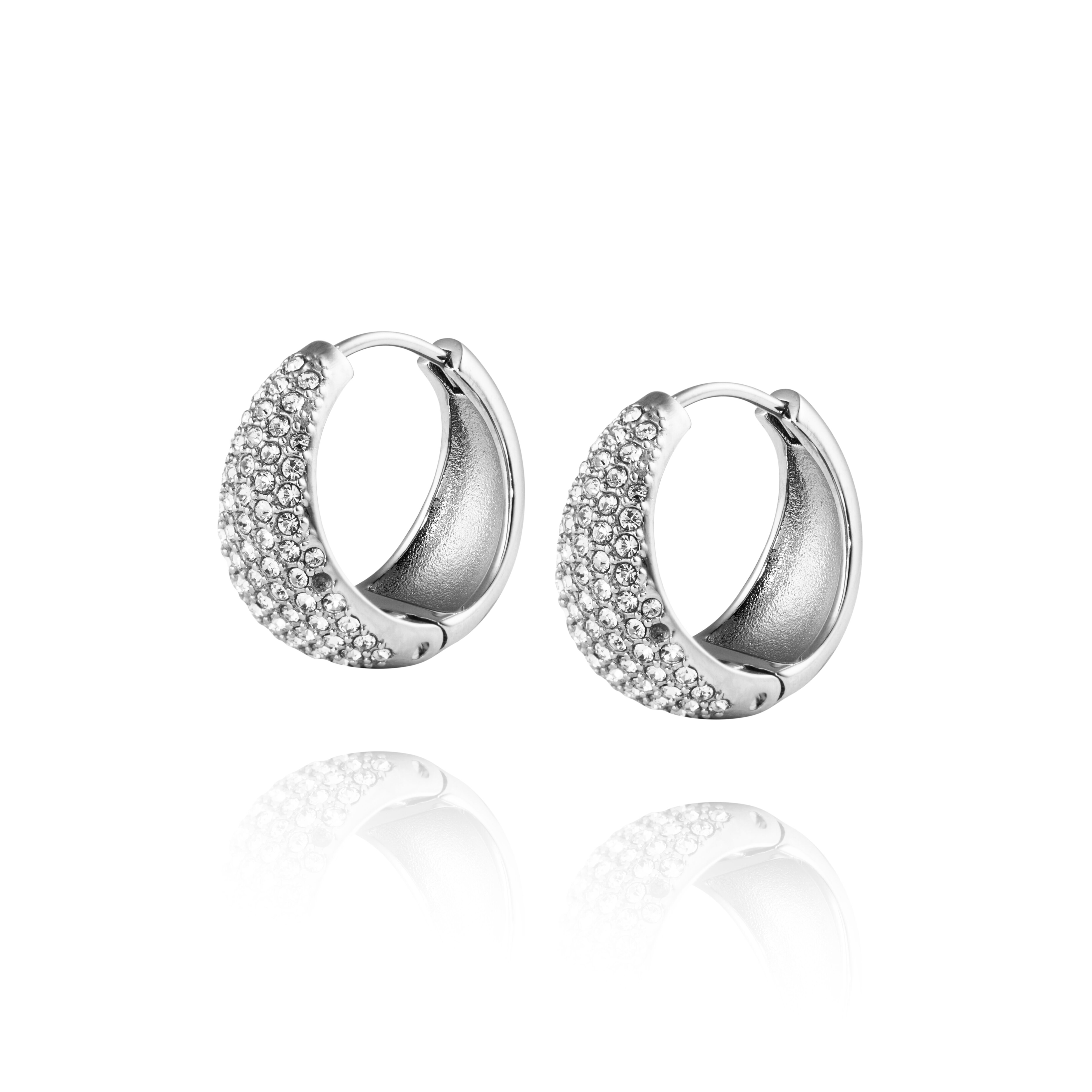 Treasure Hoops Silver Large