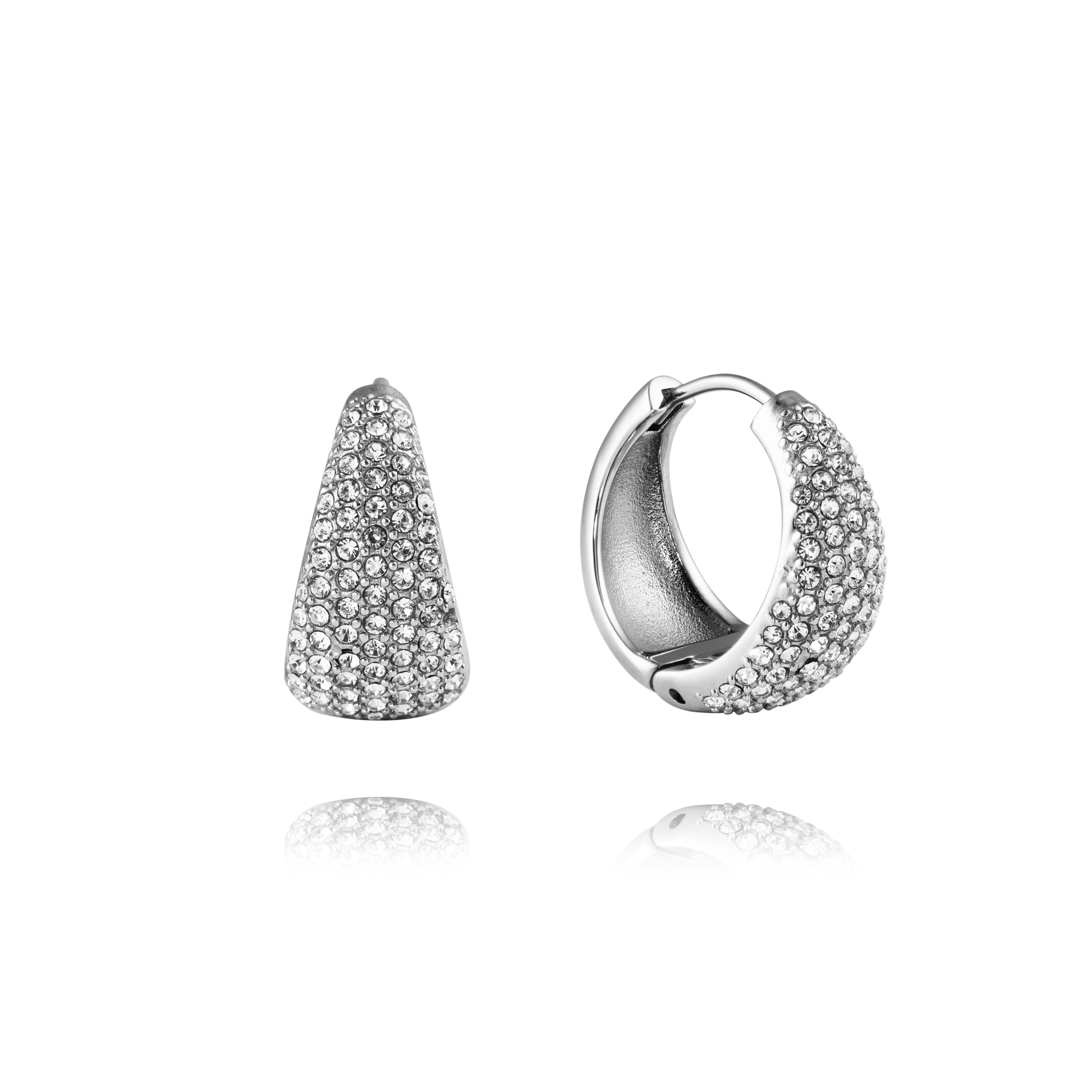 Treasure Hoops Silver Large