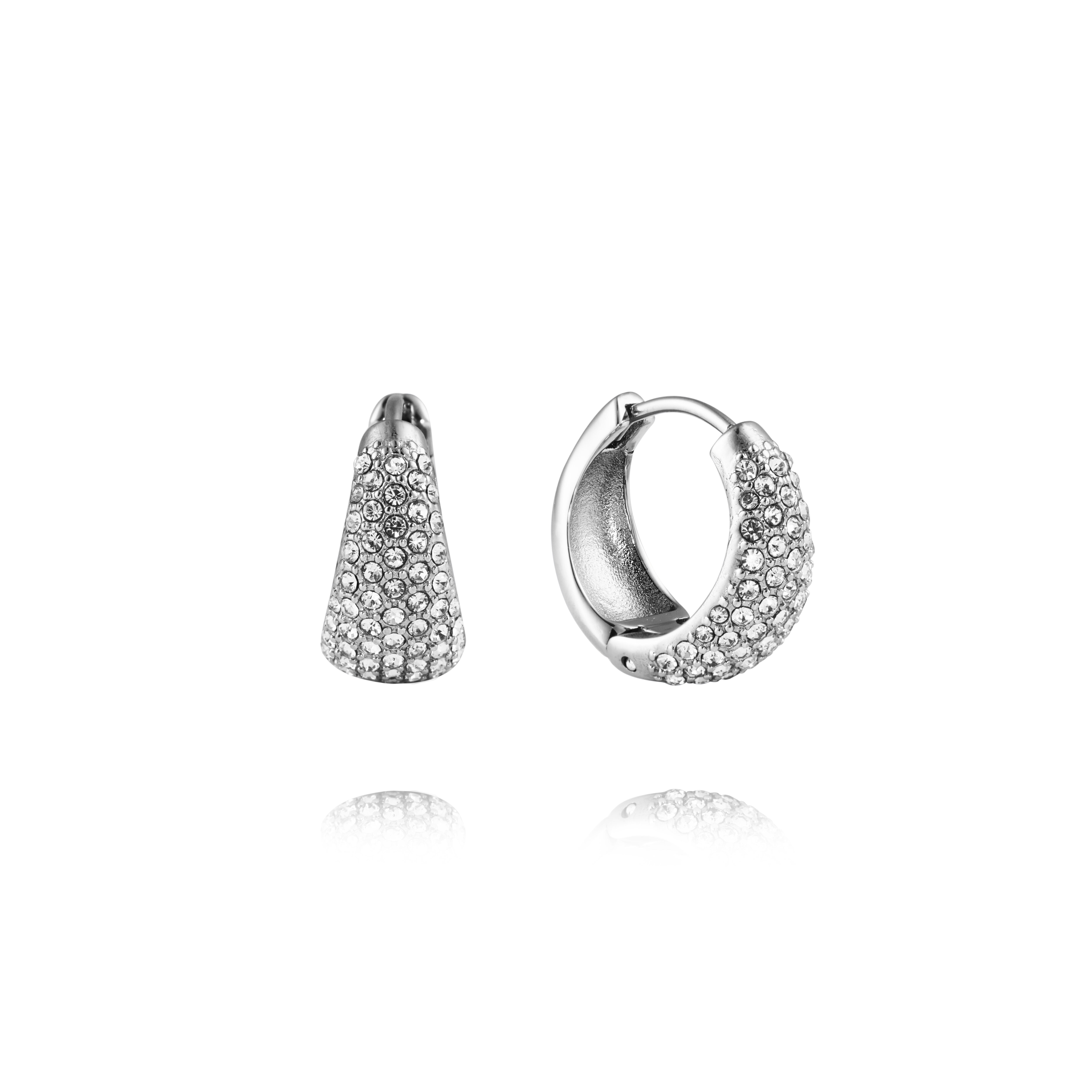 Treasure Hoops Silver Medium