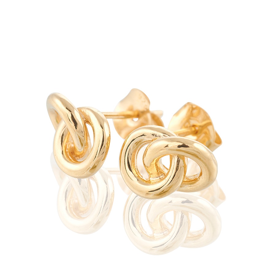 The knot earrings (gold)