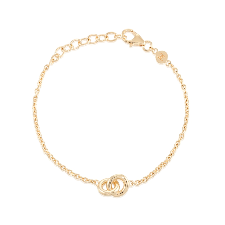 The knot mini bracelet (gold)