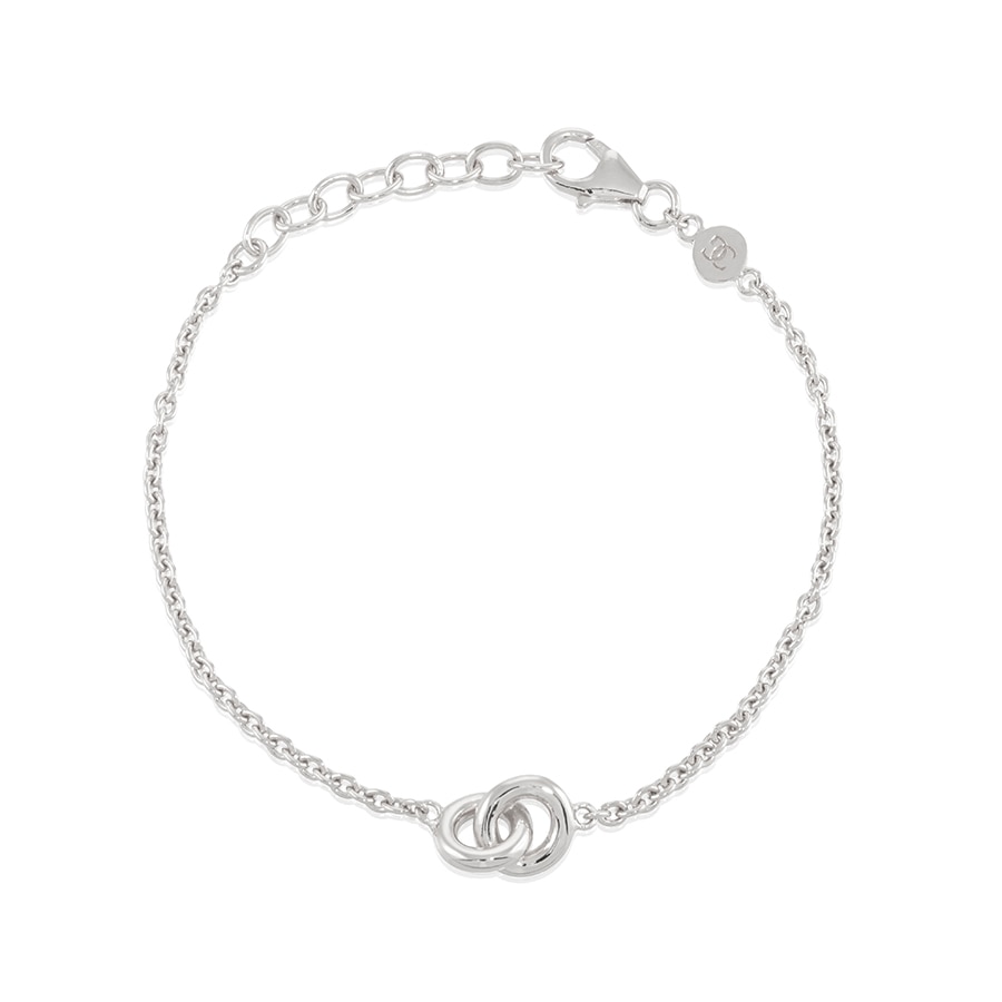 The knot mini bracelet (silver)