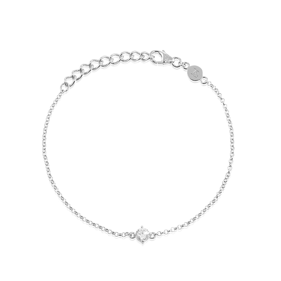 Time to glow mini bracelet (silver)