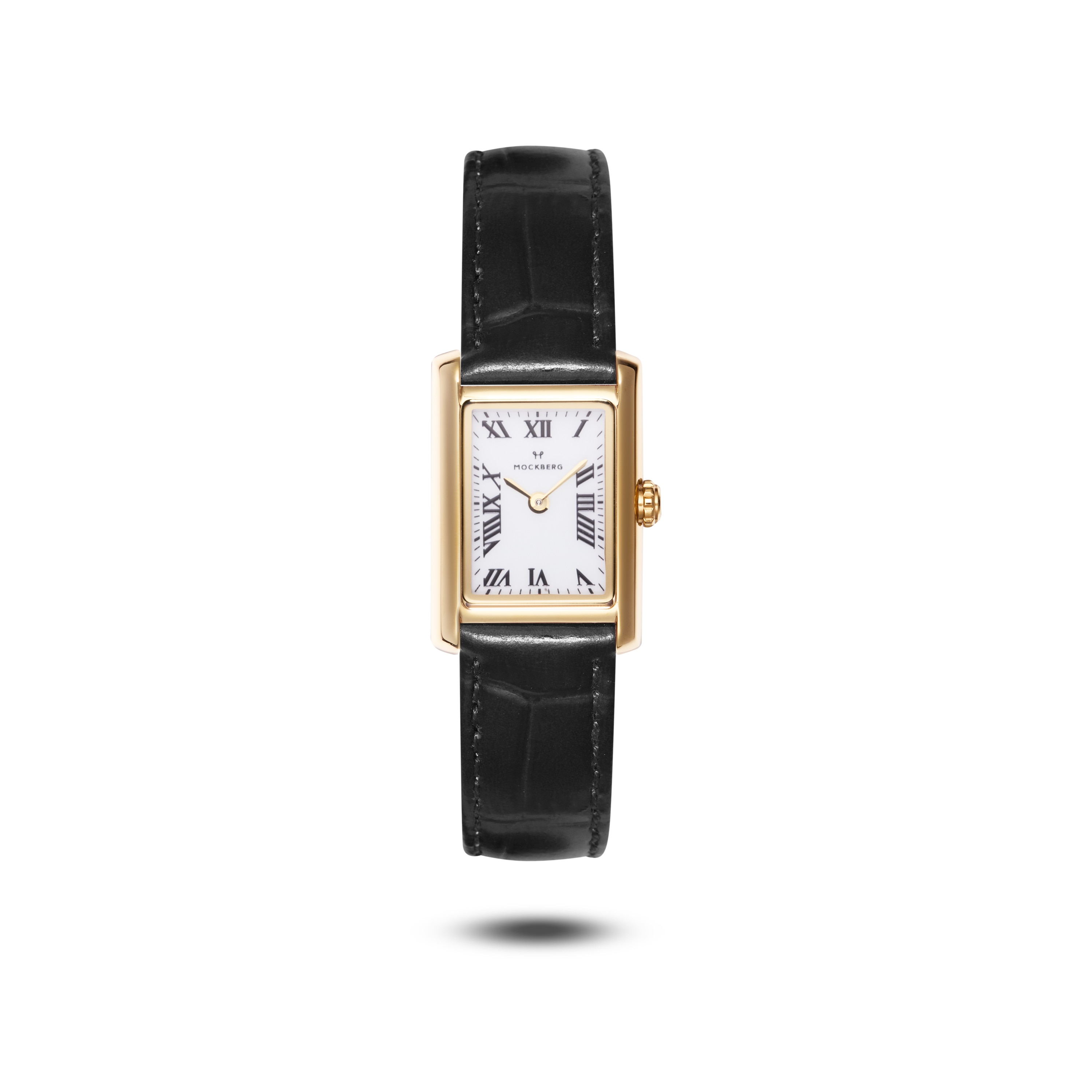 Timeless Black Leather gold