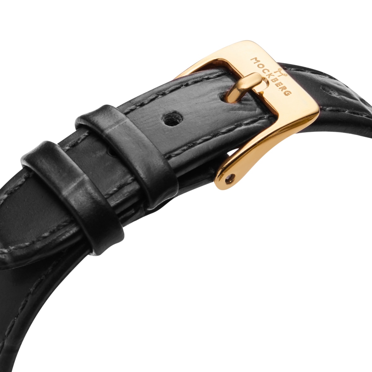 Timeless Black Leather gold