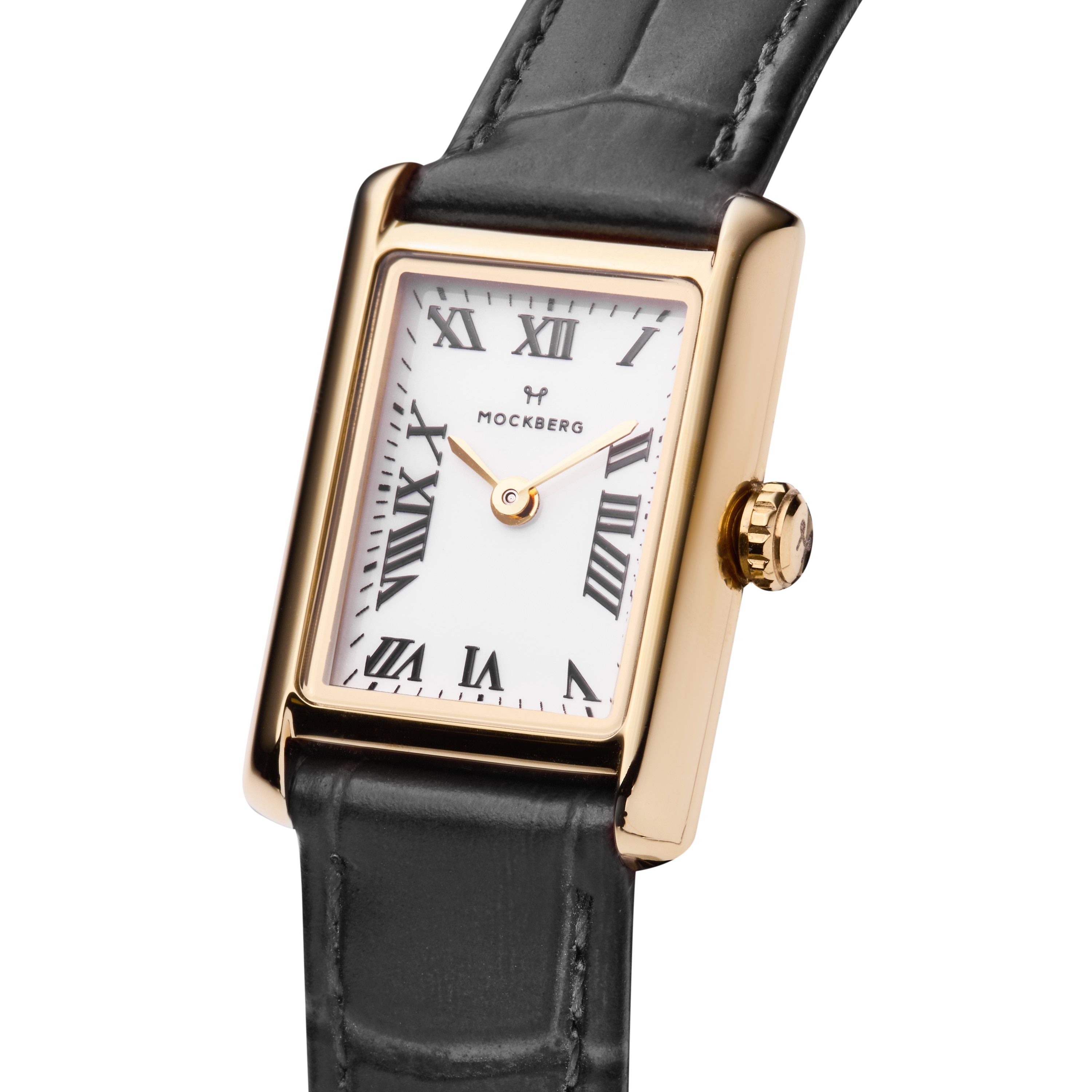 Timeless Black Leather gold