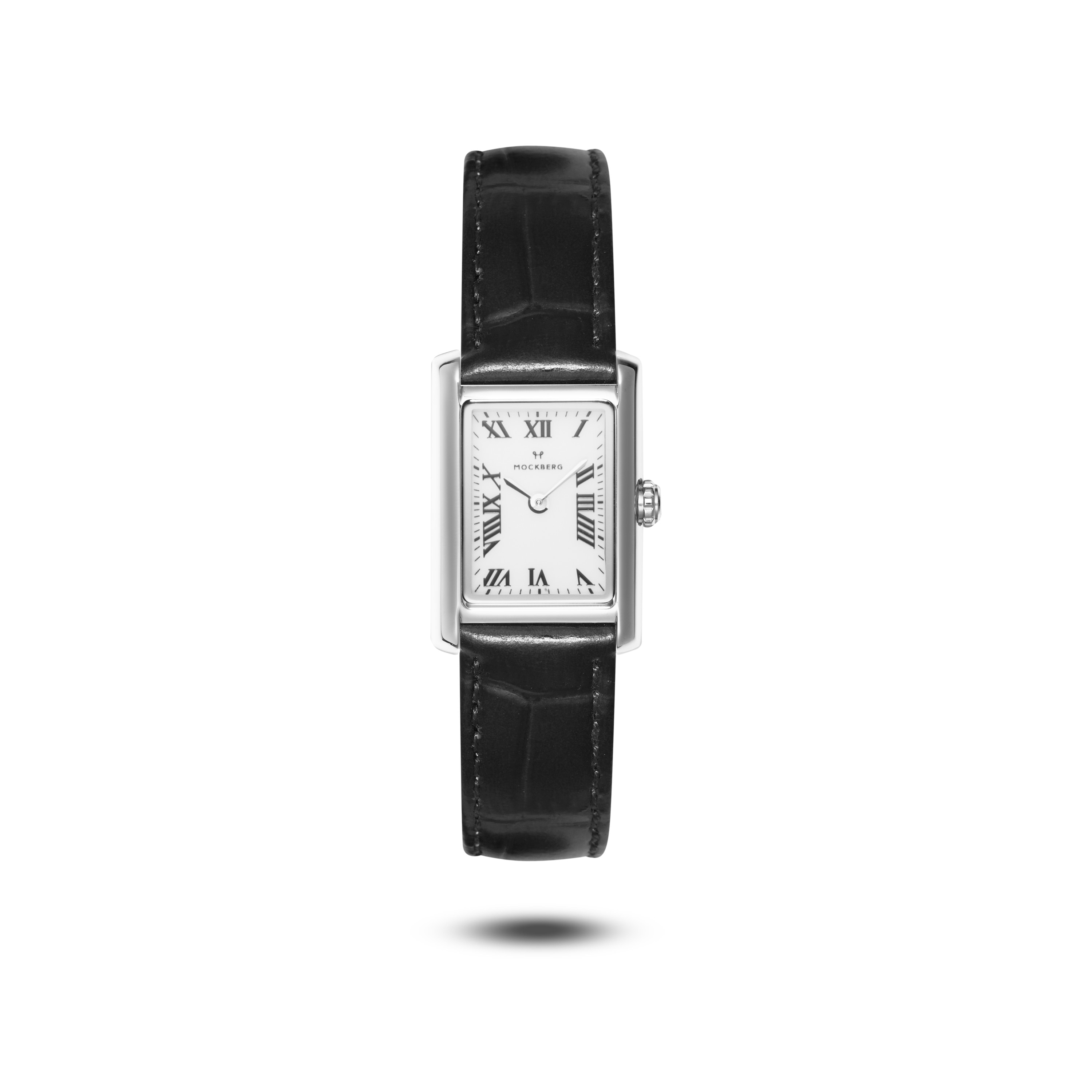 Timeless Black Leather silver