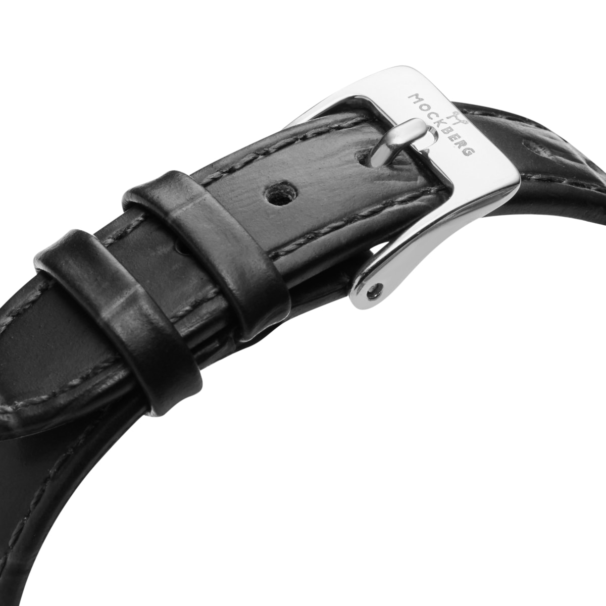 Timeless Black Leather silver
