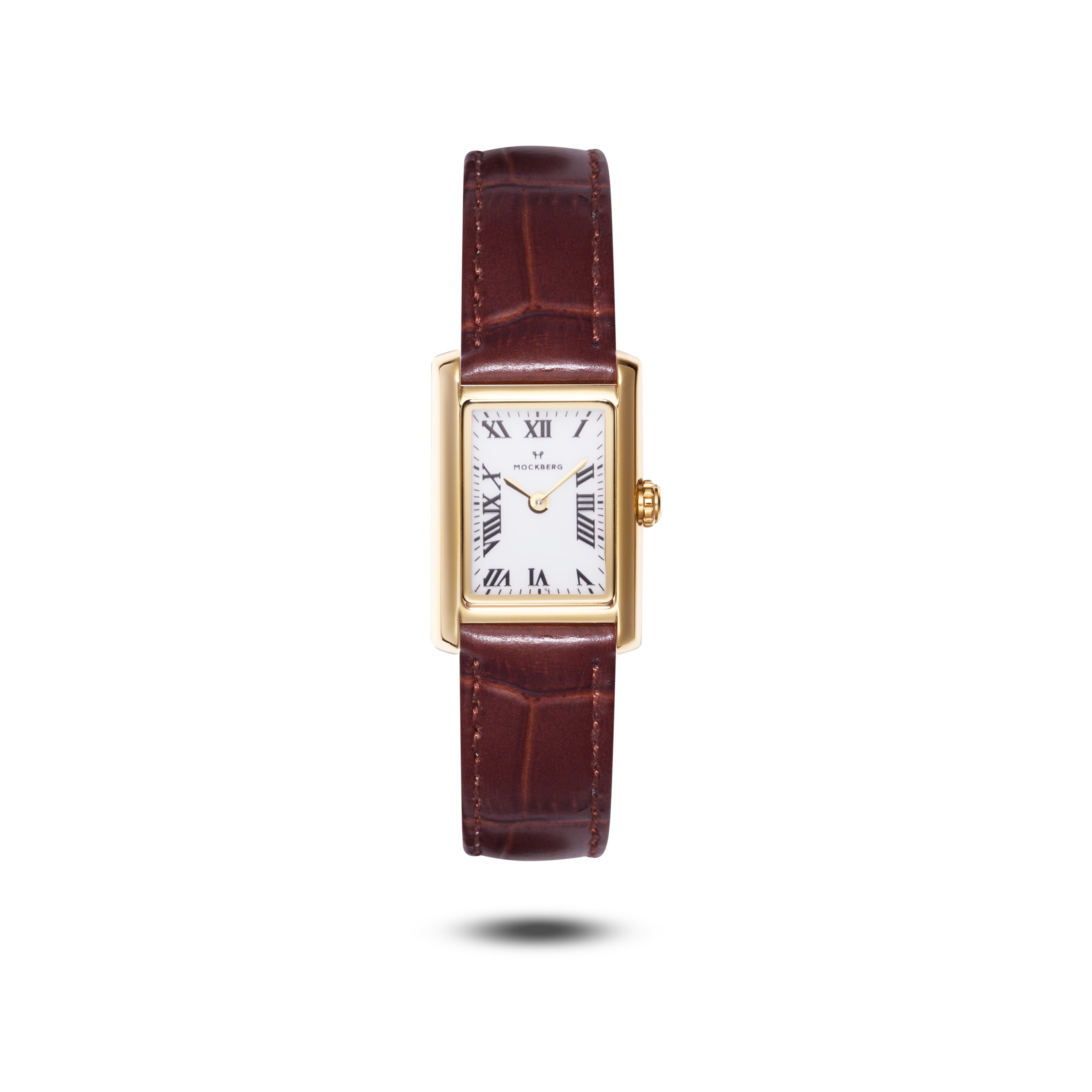 Timeless Brown Leather gold