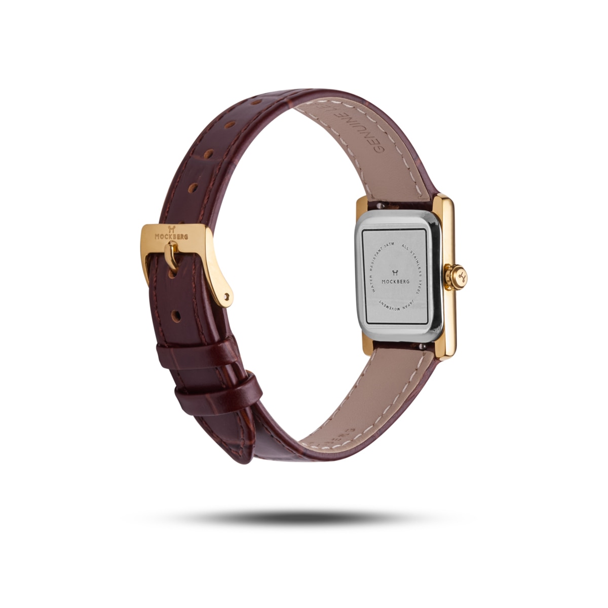 Timeless Brown Leather gold