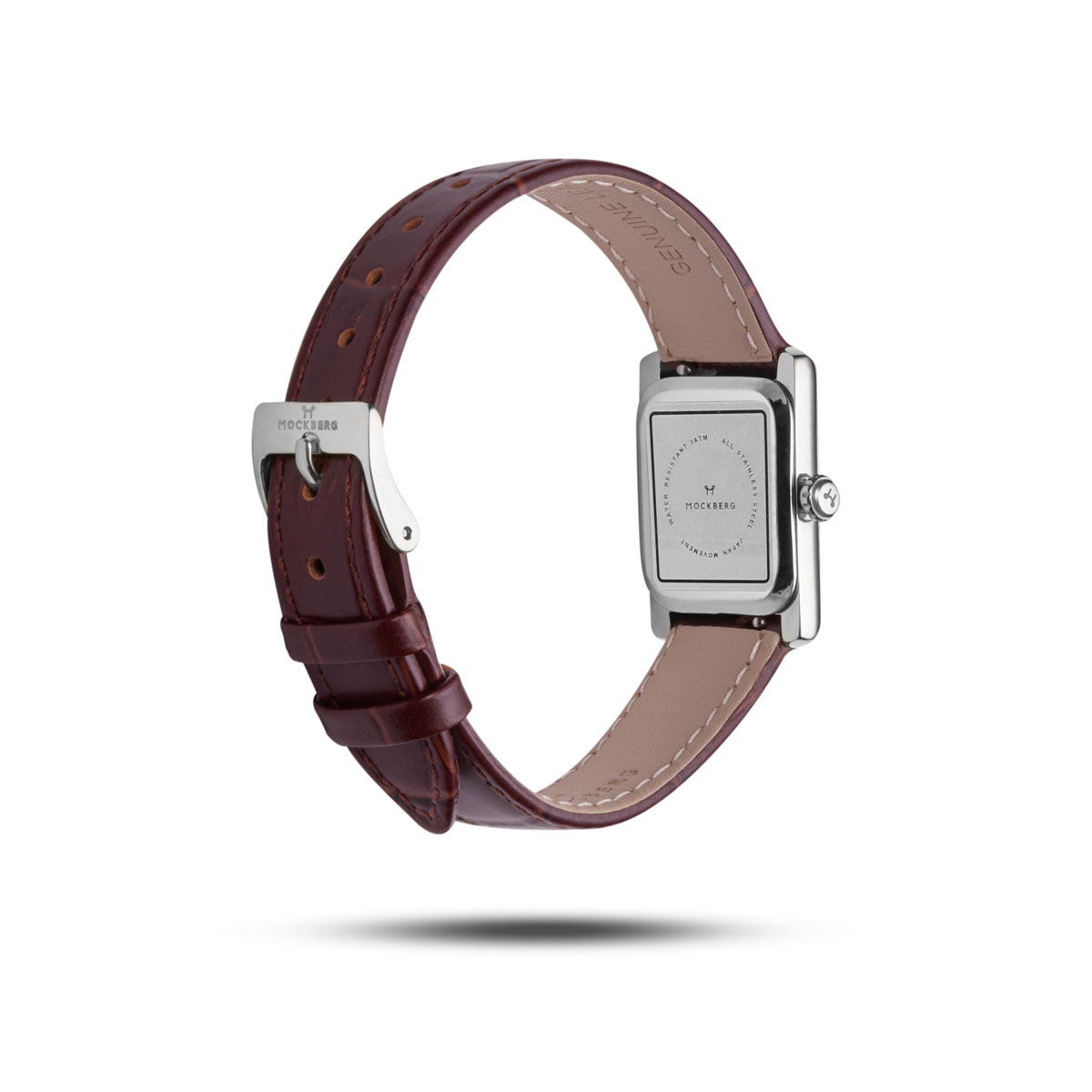 Timeless Brown Leather silver