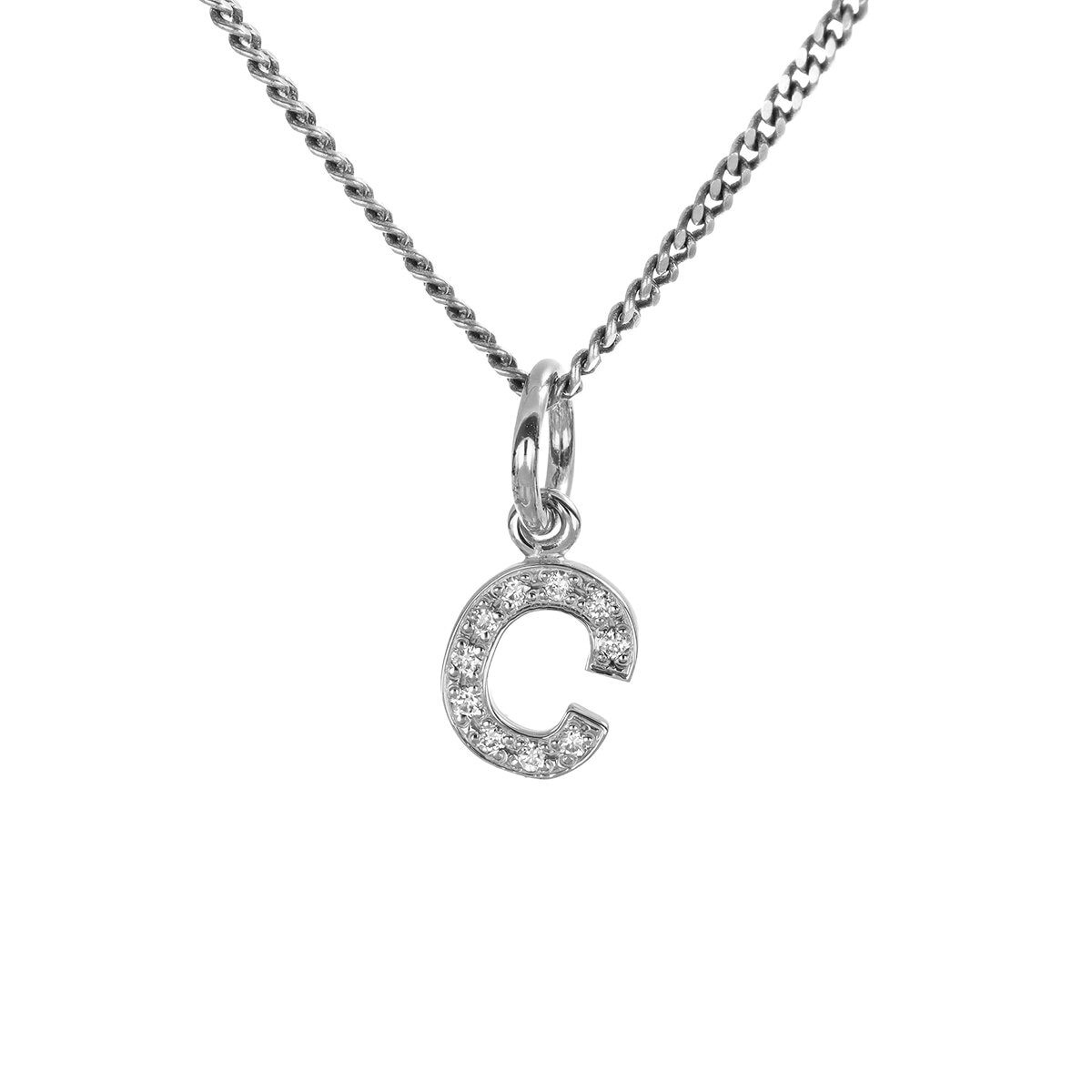 Bokstav C 0,05 ct 18K
