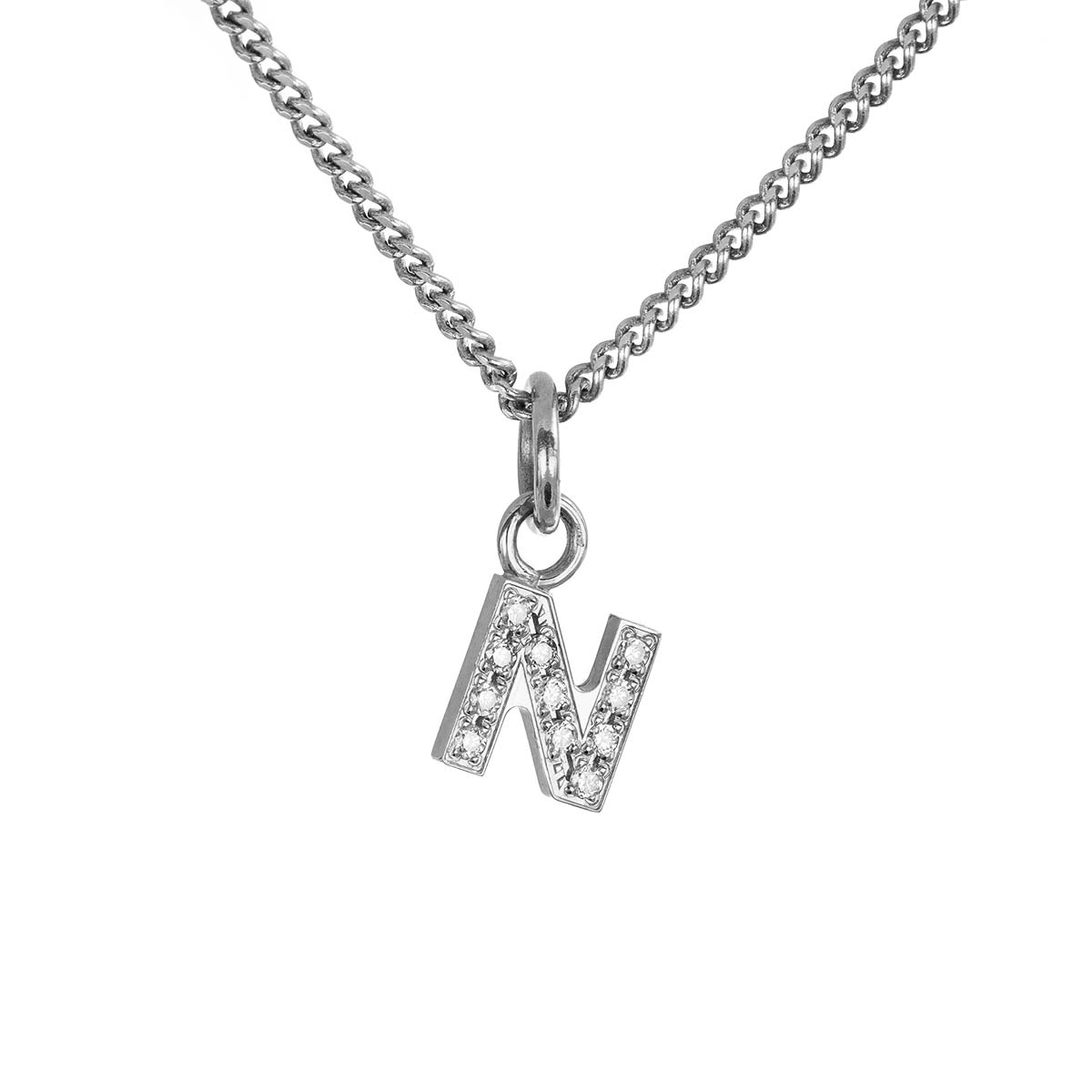 Bokstav N 0,055 ct 18K