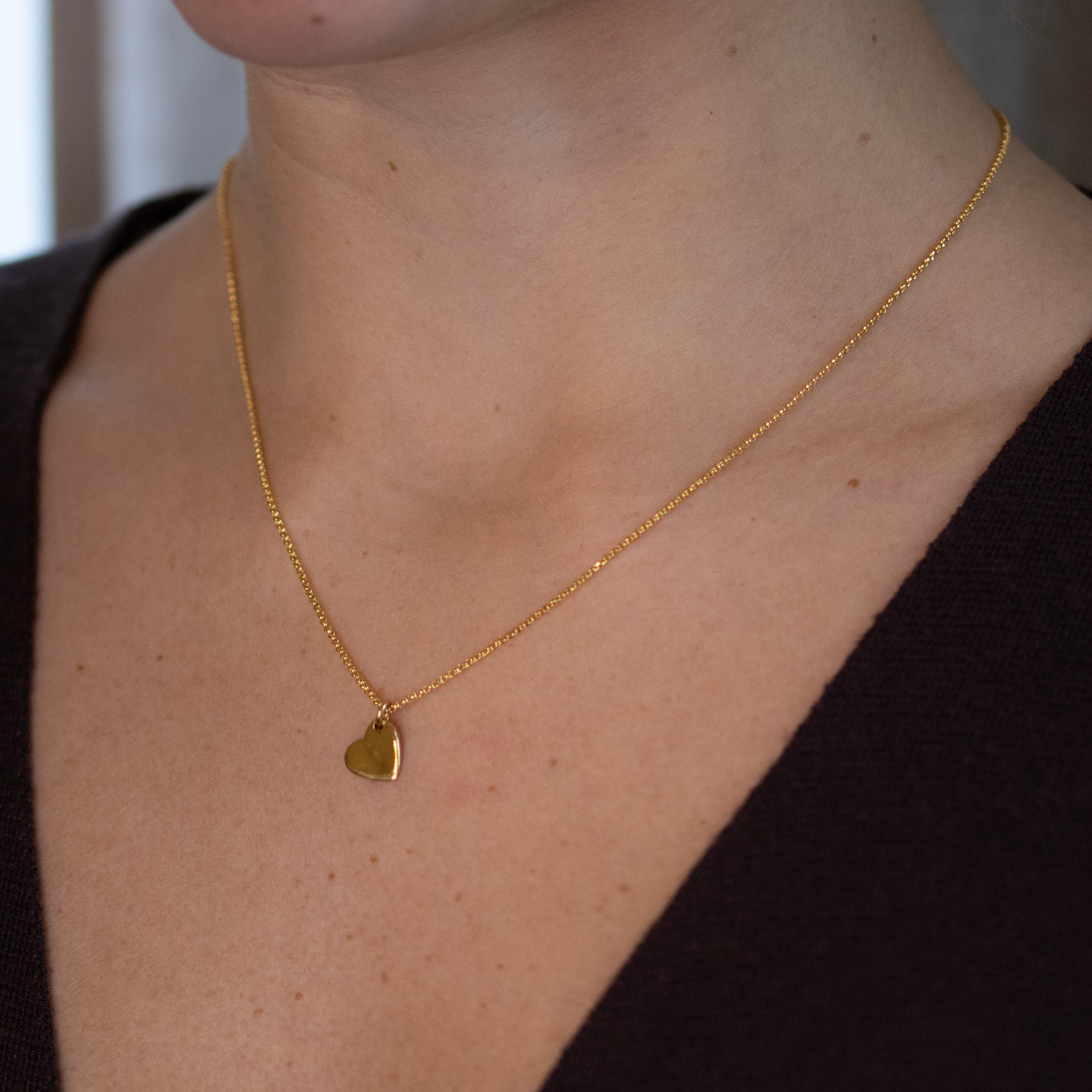 Affection förgyllt halsband