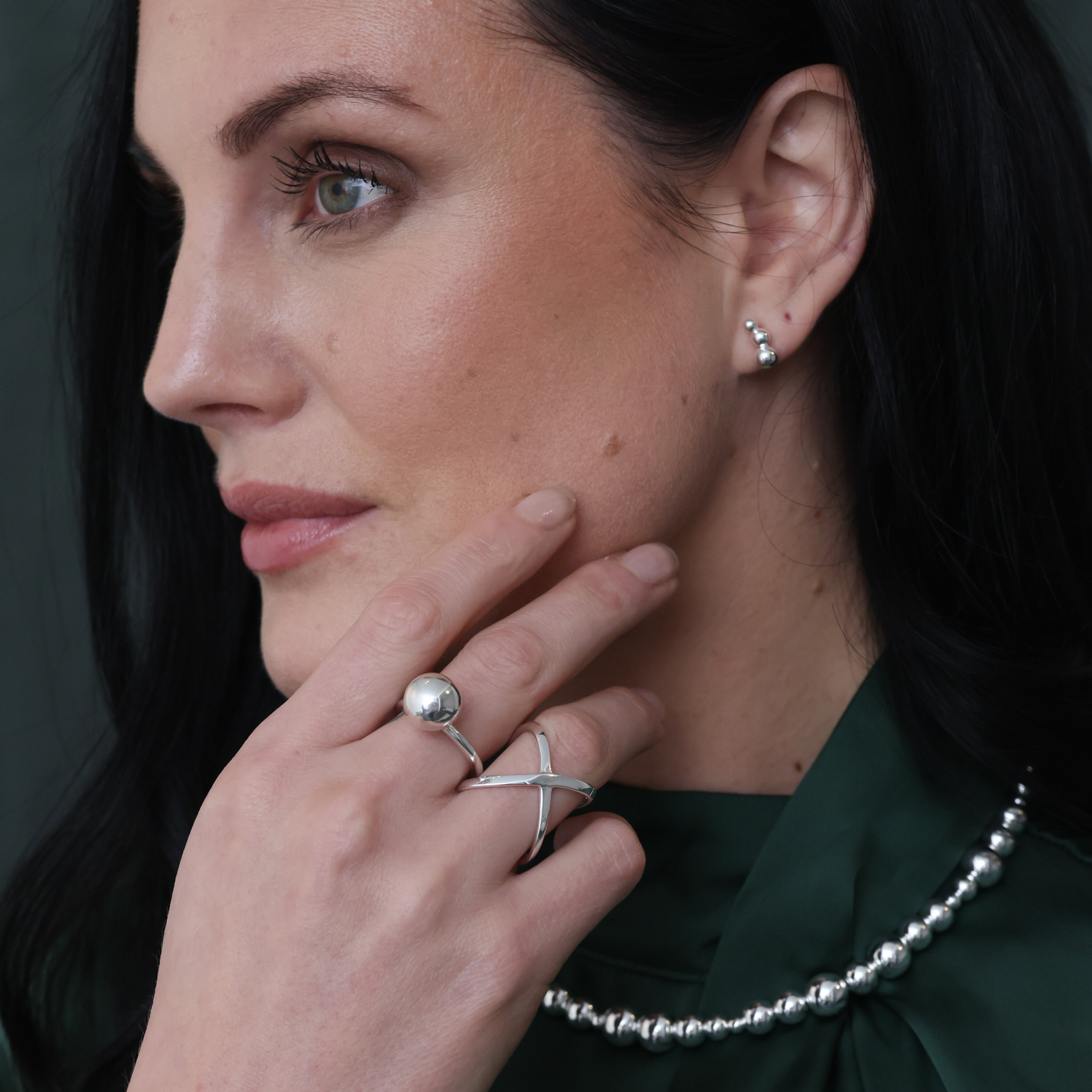 Halo multi örhängen