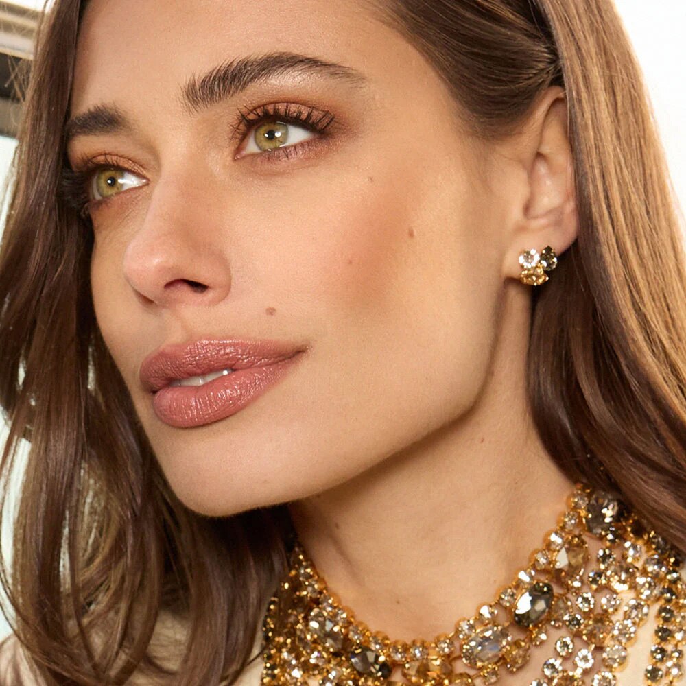 Ana Earrings / Black Golden Combo