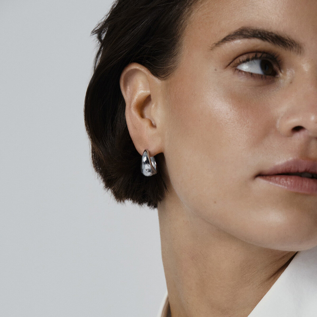 Bold Hoops Silver Large